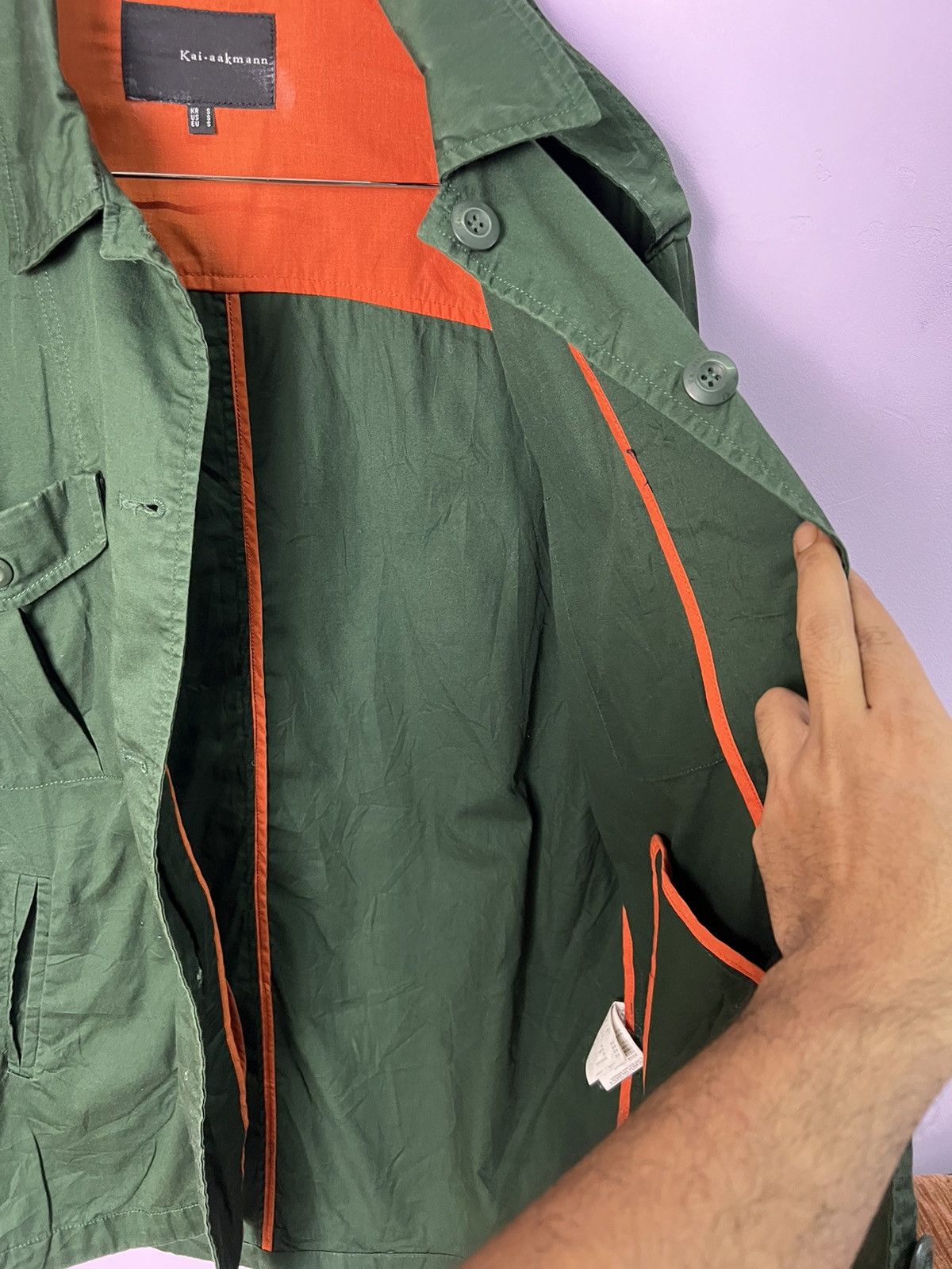 Kai Aakmann 🔥Kai Aakman Embroidery Overshirts Size US M / EU 48-50 / 2 - 18 Thumbnail