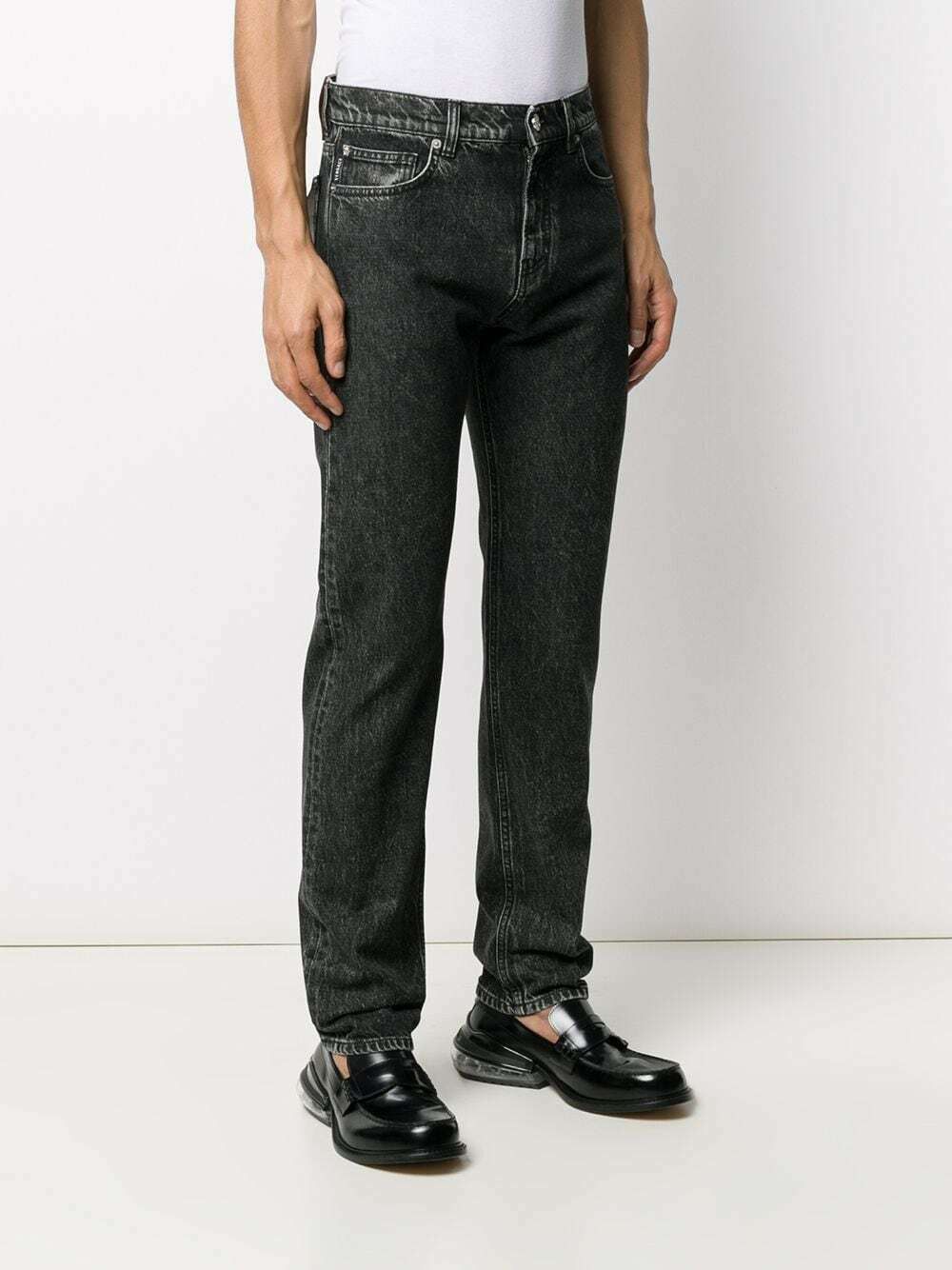 Versace VERSACE black / gray L'Homme jeans - Size 33 - NWT Size US 33 - 1 Thumbnail