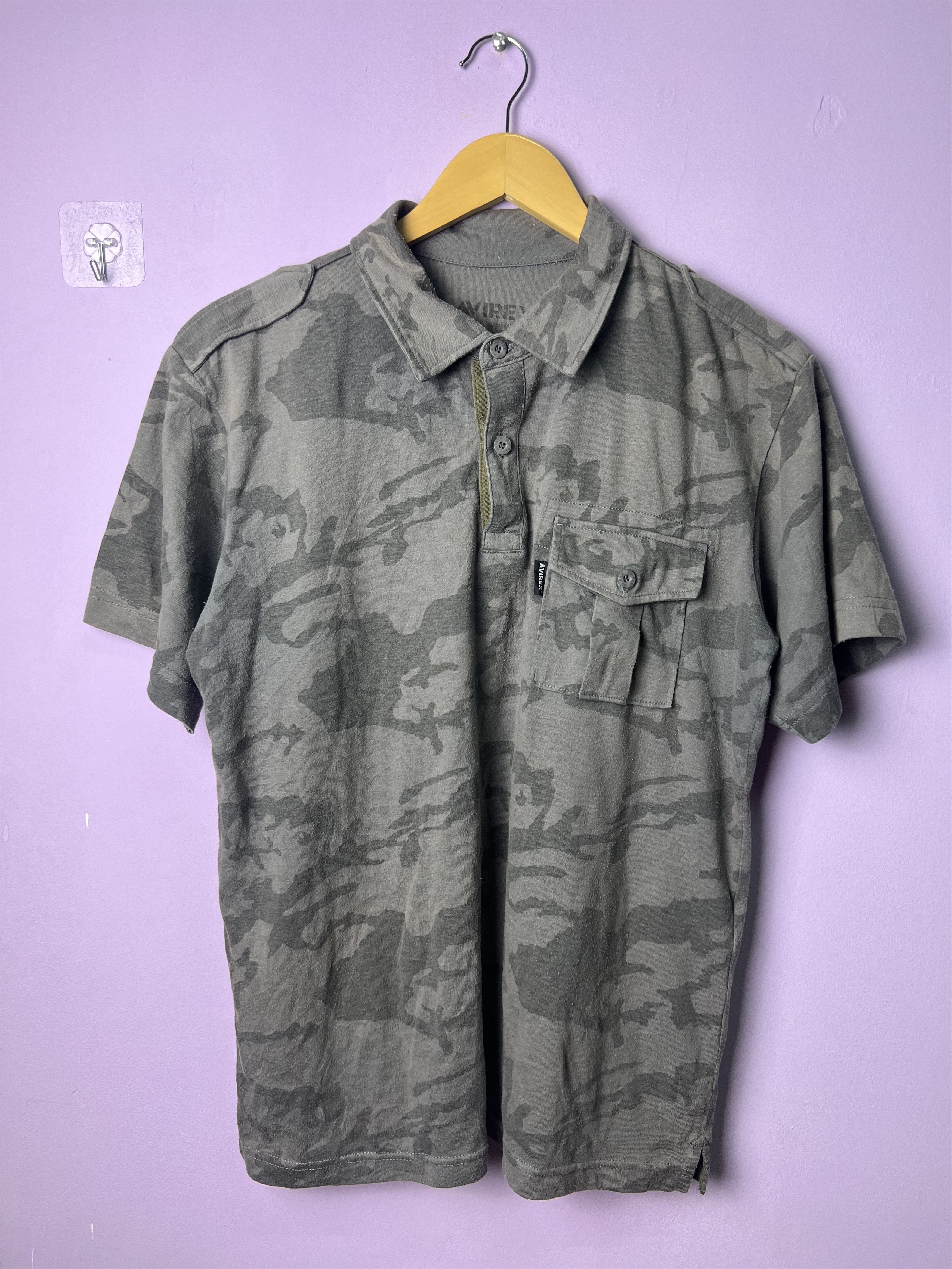 Avirex 🔥Avirex Camo Pocket Polo Tees Size US M / EU 48-50 / 2 - 1 Thumbnail