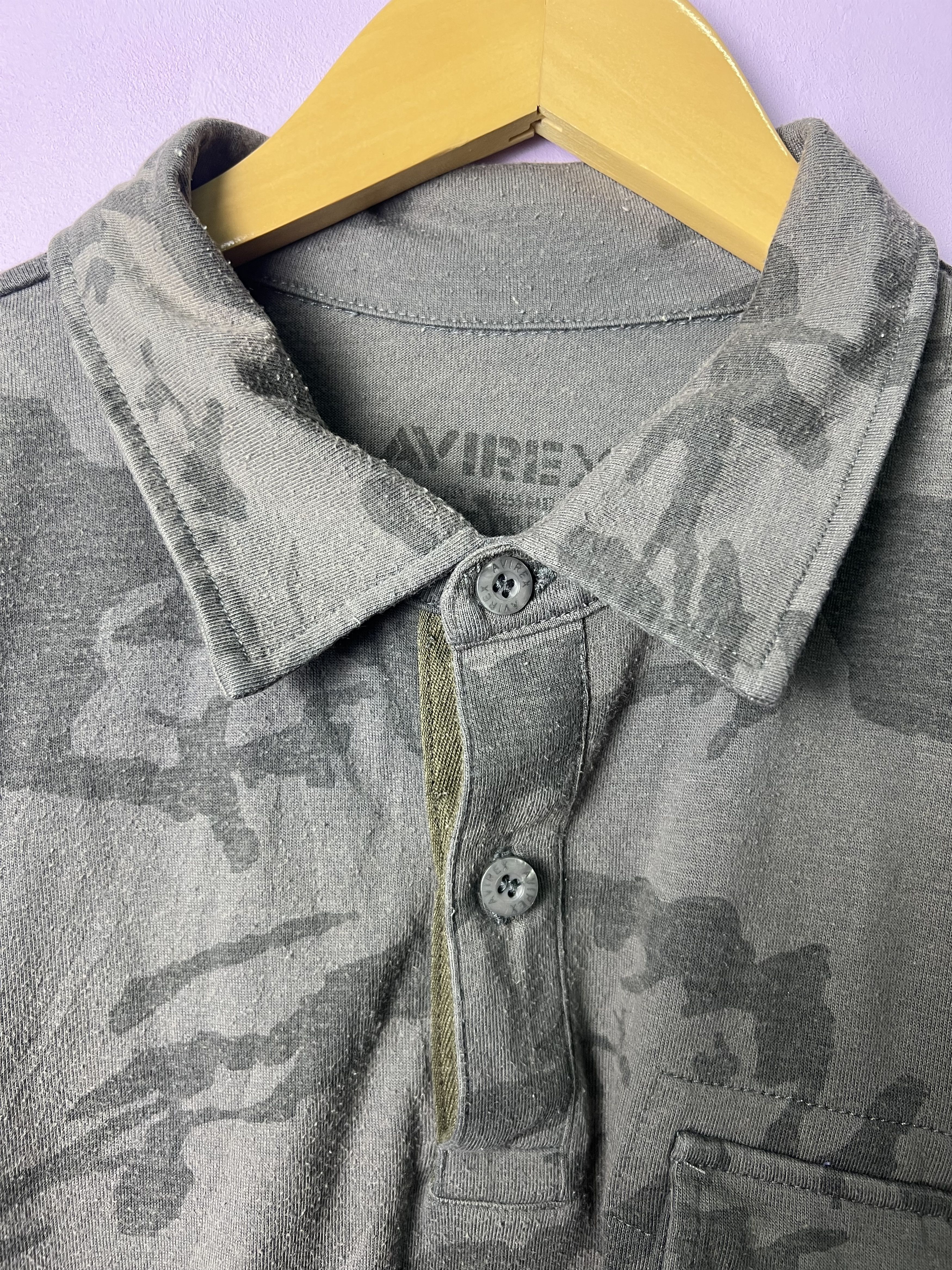 Avirex 🔥Avirex Camo Pocket Polo Tees Size US M / EU 48-50 / 2 - 9 Thumbnail