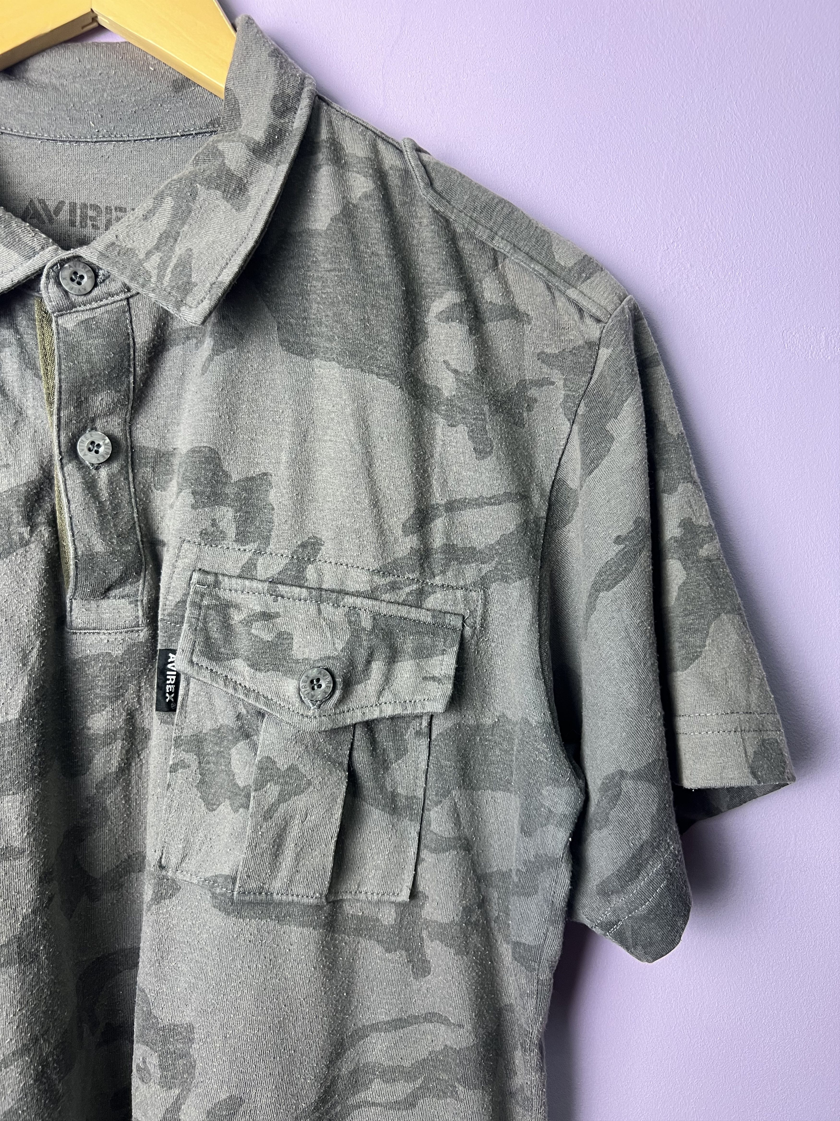 Avirex 🔥Avirex Camo Pocket Polo Tees Size US M / EU 48-50 / 2 - 7 Thumbnail