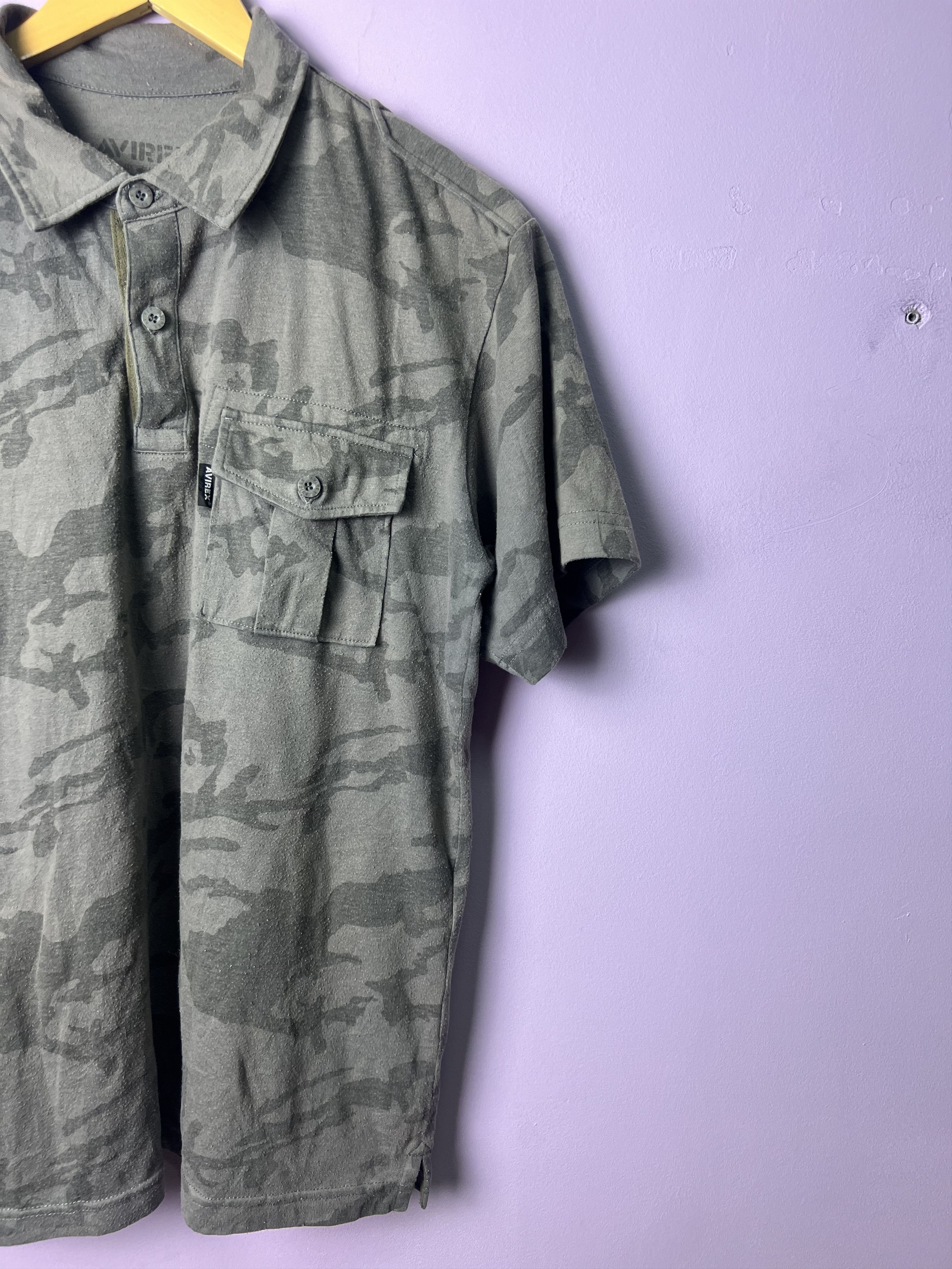 Avirex 🔥Avirex Camo Pocket Polo Tees Size US M / EU 48-50 / 2 - 4 Thumbnail