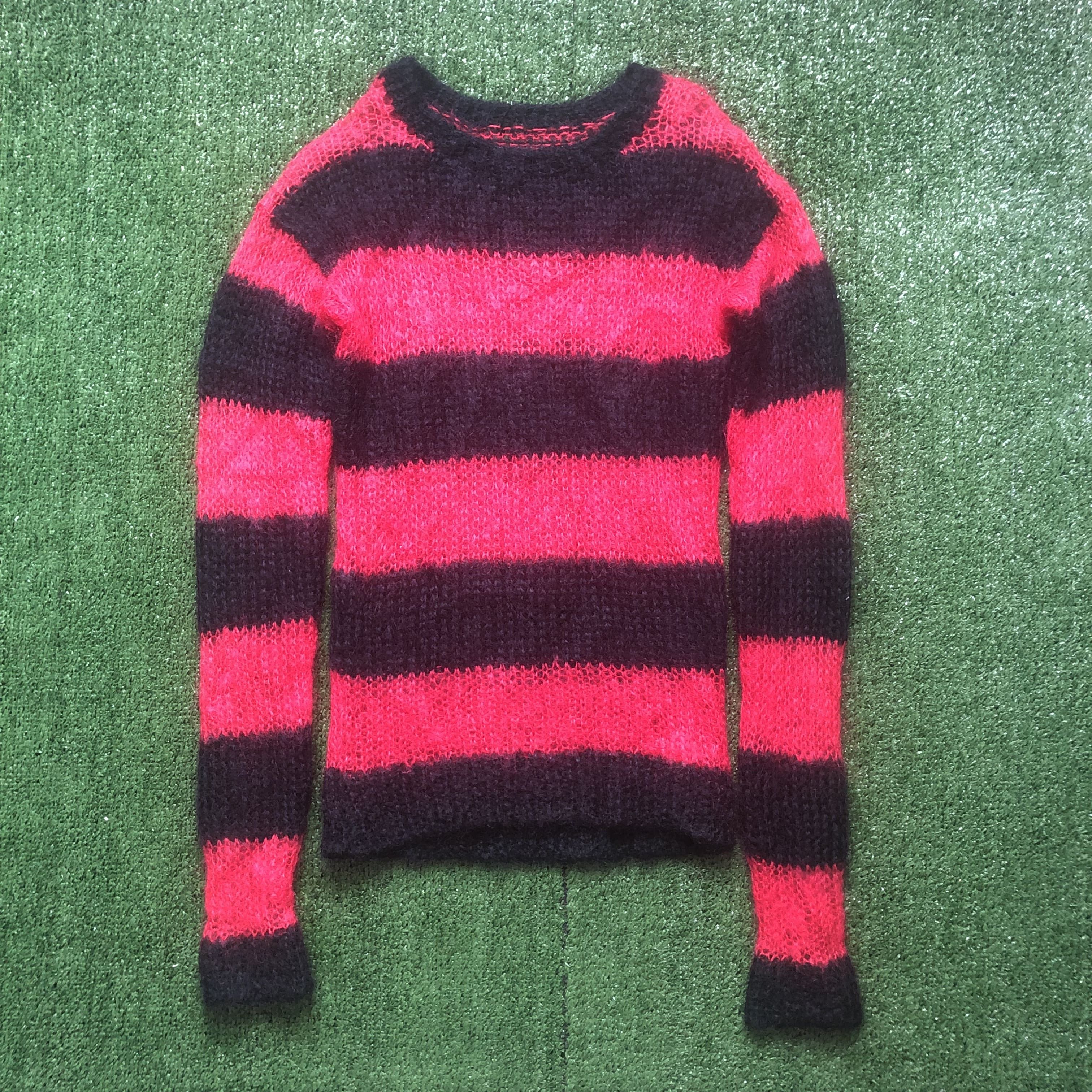 Japanese Brand Sexy Dynamite Chaos London Knitted Mohair Skinny Jumper Size US S / EU 44-46 / 1 - 3 Thumbnail