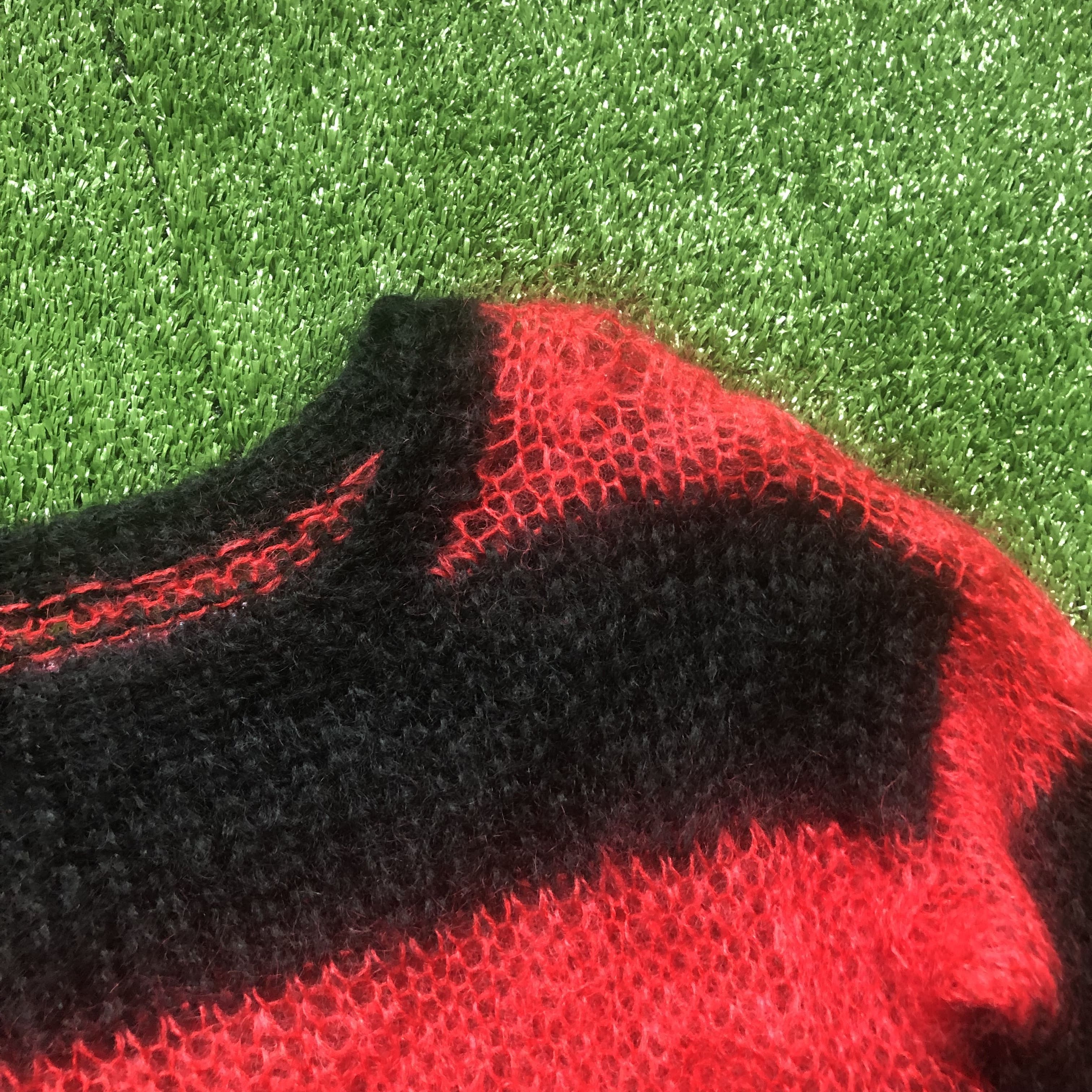 Japanese Brand Sexy Dynamite Chaos London Knitted Mohair Skinny Jumper Size US S / EU 44-46 / 1 - 8 Thumbnail