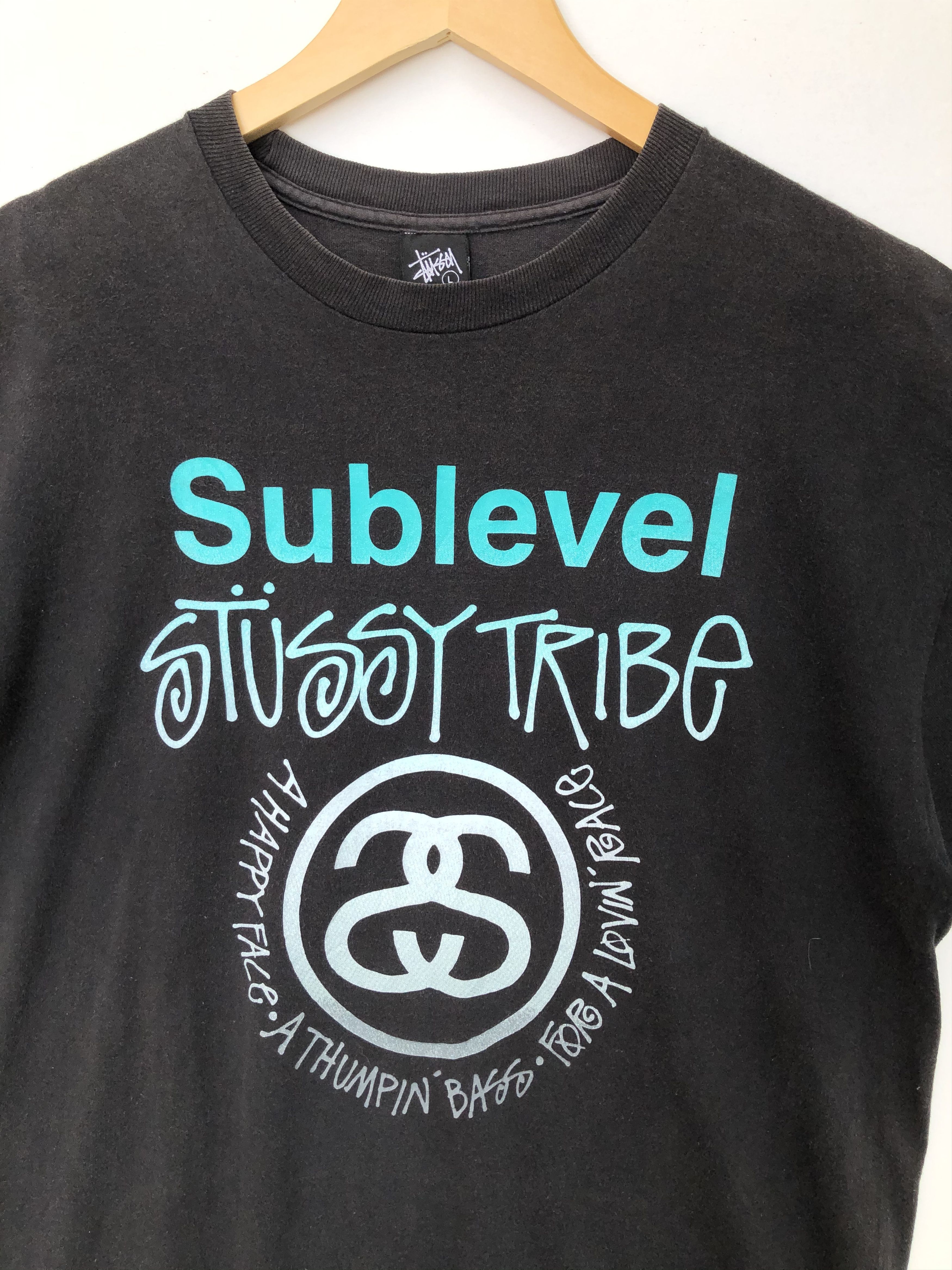 Stussy STUSSY X SUBLEVEL JAPAN TOUR DJ DOC MARTIN TEE Size US L / EU 52-54 / 3 - 3 Thumbnail