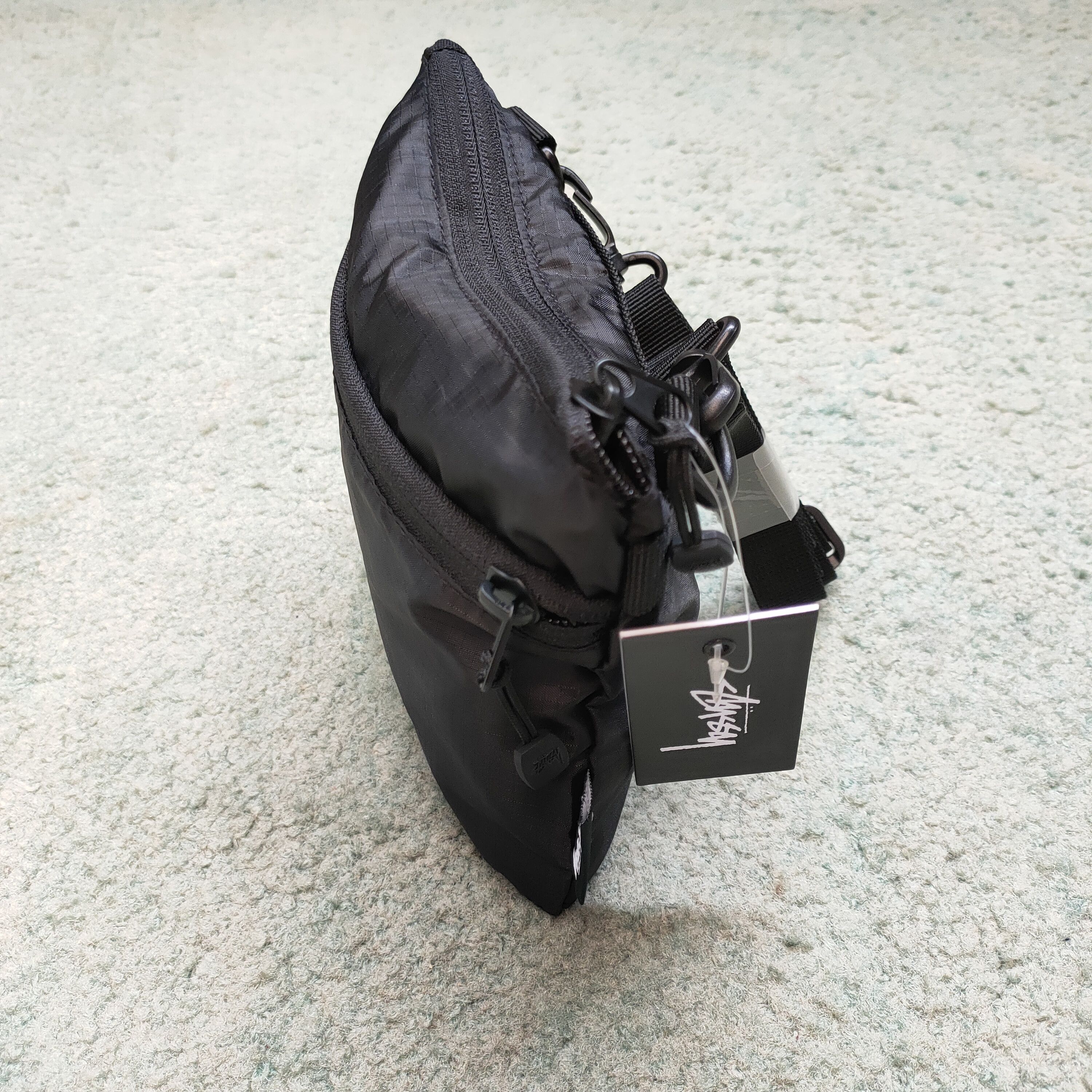 ★24-25FW新作★STUSSY★SS LINK LEATHER SIDE POUCH Stussy Stüssy SS Link Leather Side Pouch Black | Grailed