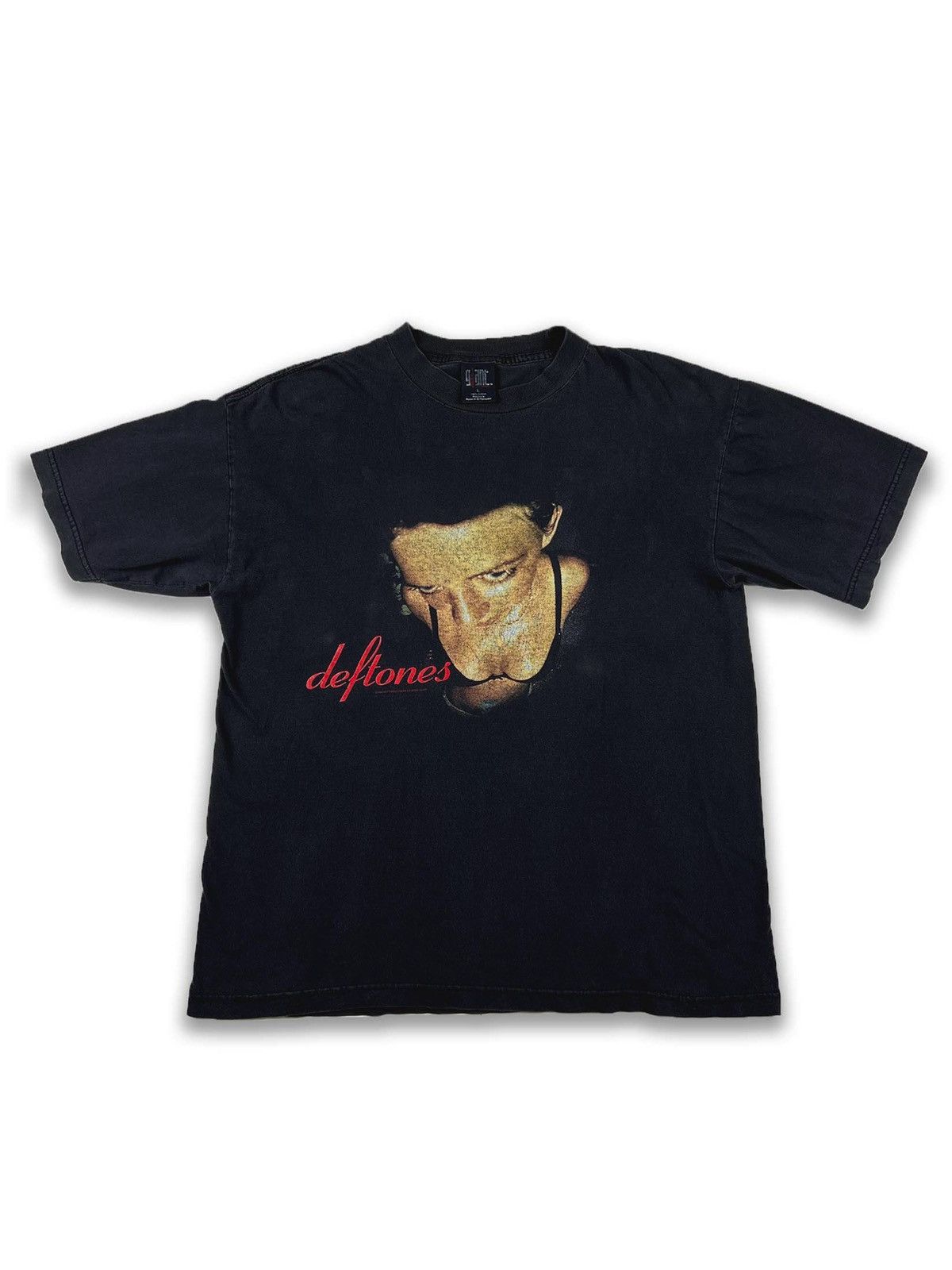 image of Band Tees x Vintage 1998 Vintage Deftones Around The Fur Promo Tee in Black, Men's (Size Large)