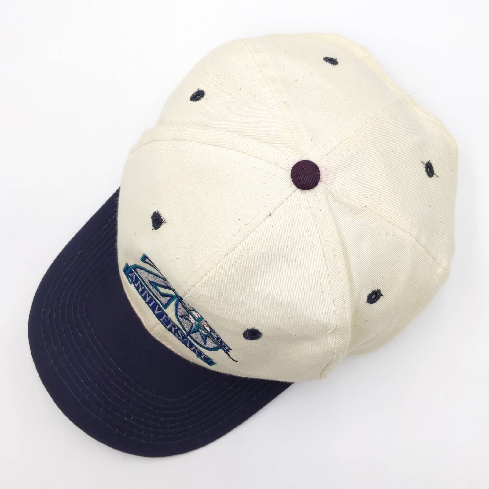 Vintage Seattle Mariners 20th Anniversary 1997 Snapback Trucker Hat Size ONE SIZE - 4 Thumbnail