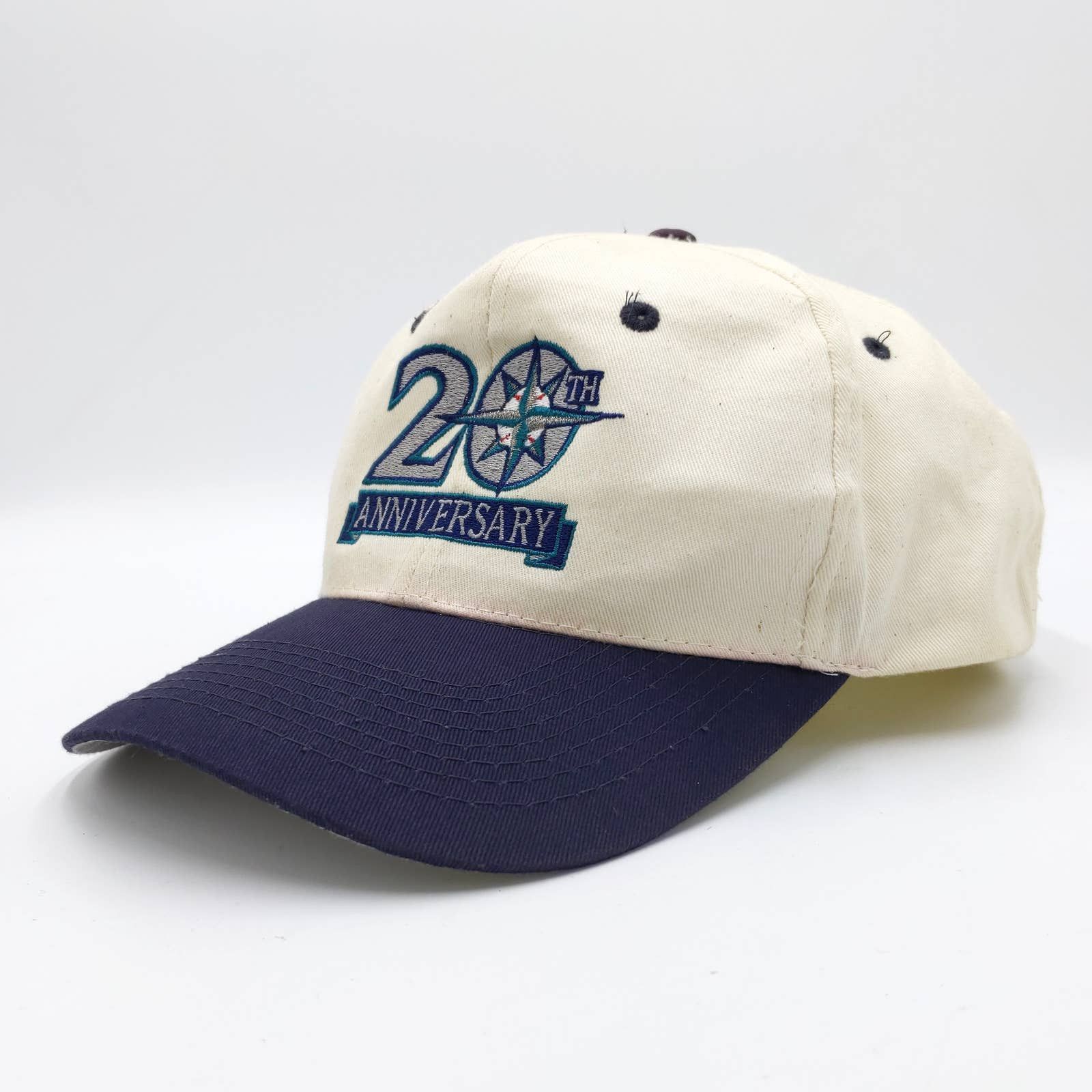 Vintage Seattle Mariners 20th Anniversary 1997 Snapback Trucker Hat Size ONE SIZE - 3 Thumbnail