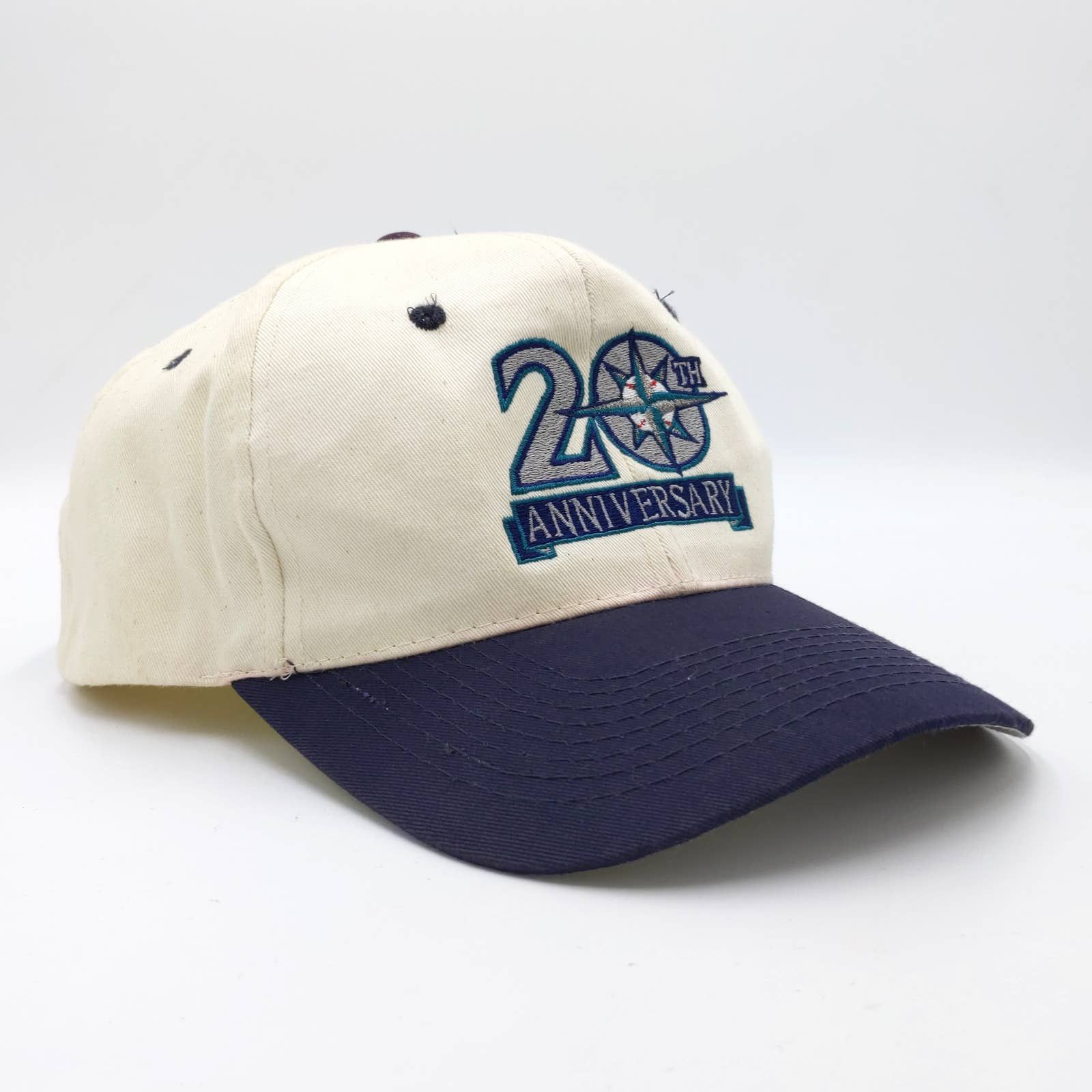 Vintage Seattle Mariners 20th Anniversary 1997 Snapback Trucker Hat Size ONE SIZE - 1 Thumbnail