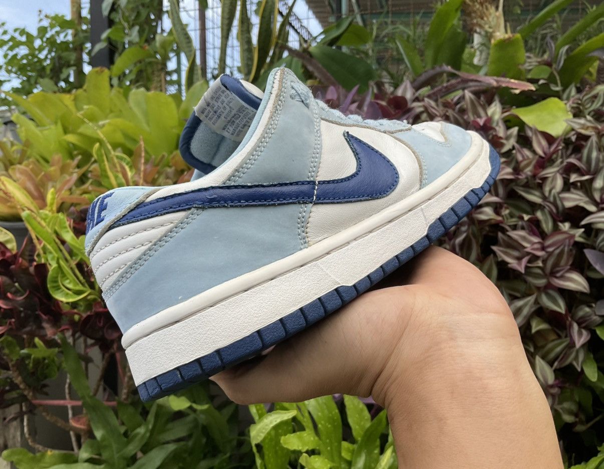 Nike × Vintage 🔥 Rare Nike Dunk Low Pro Ice Blue | Blue Ribbon-White WS Size US 7 / EU 40 - 24 Thumbnail