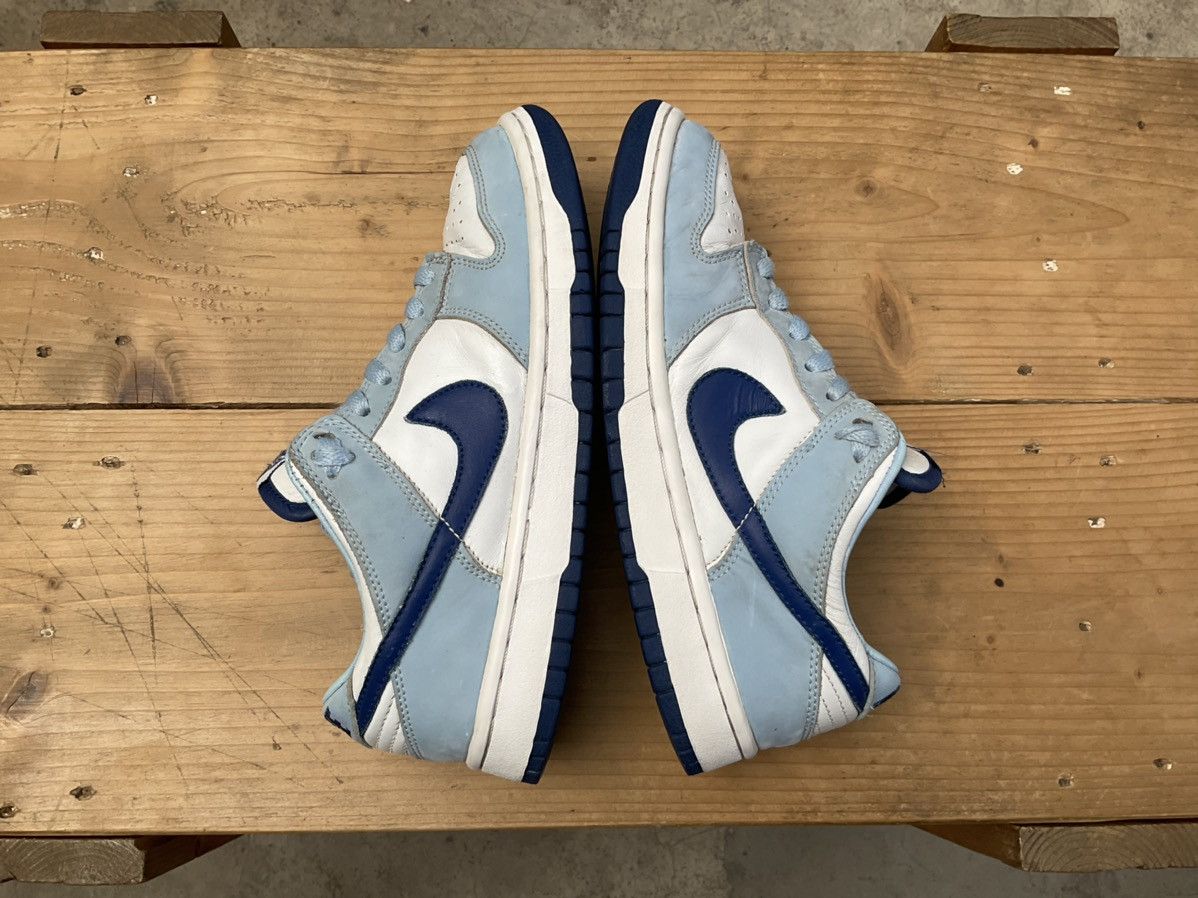 Nike × Vintage 🔥 Rare Nike Dunk Low Pro Ice Blue | Blue Ribbon-White WS Size US 7 / EU 40 - 21 Thumbnail