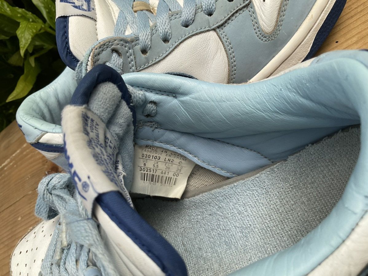 Nike × Vintage 🔥 Rare Nike Dunk Low Pro Ice Blue | Blue Ribbon-White WS Size US 7 / EU 40 - 13 Thumbnail