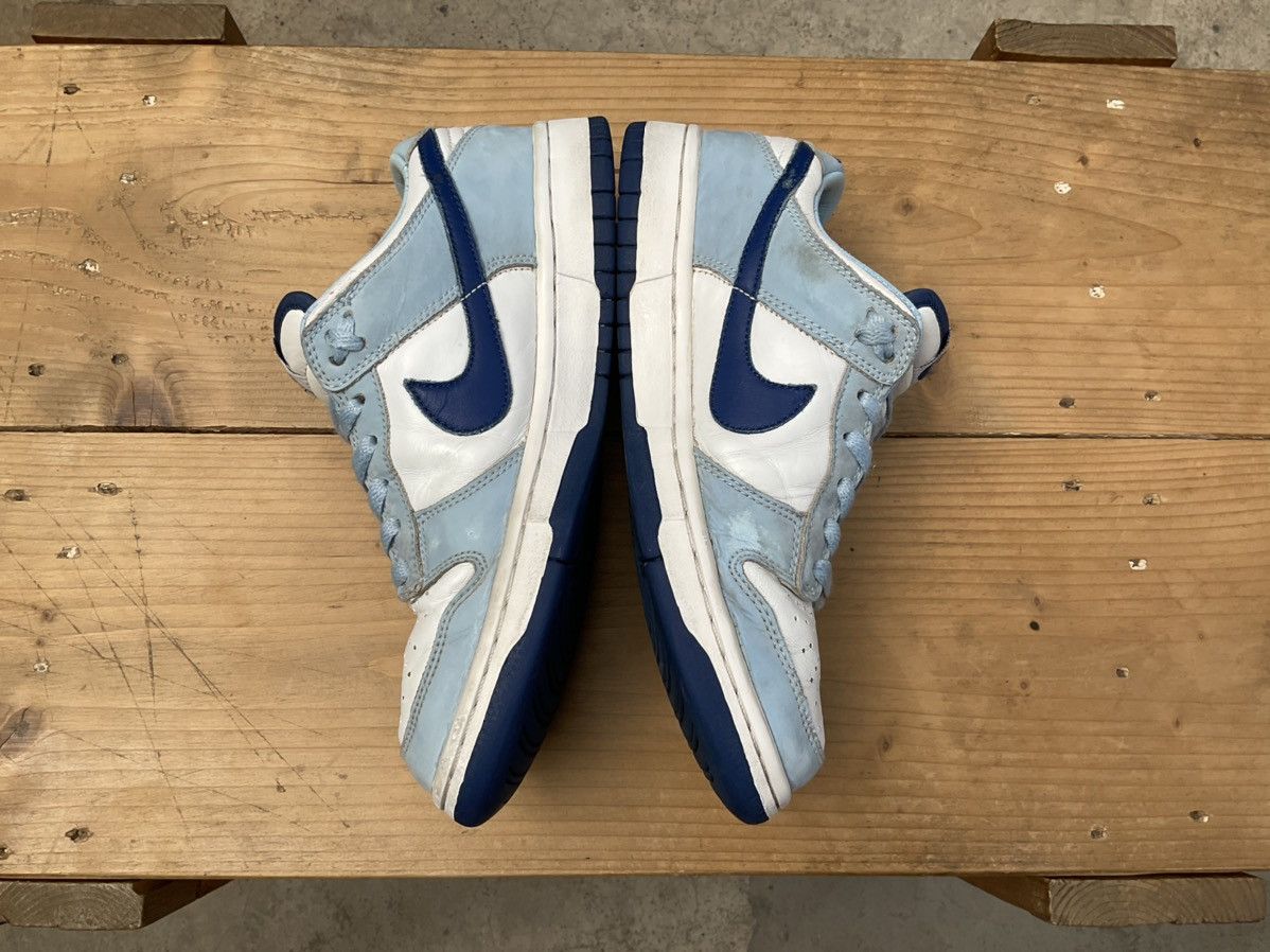 Nike × Vintage 🔥 Rare Nike Dunk Low Pro Ice Blue | Blue Ribbon-White WS Size US 7 / EU 40 - 22 Thumbnail