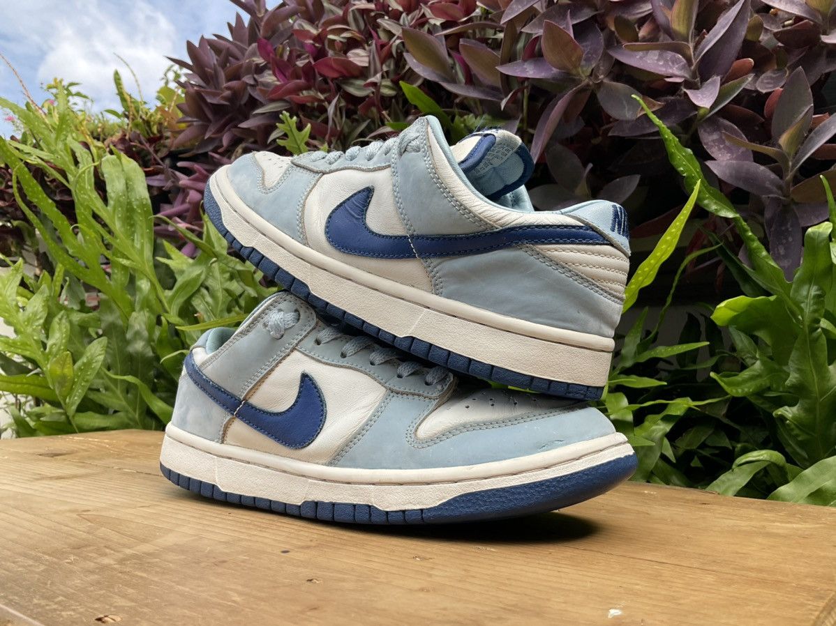 Nike × Vintage 🔥 Rare Nike Dunk Low Pro Ice Blue | Blue Ribbon-White WS Size US 7 / EU 40 - 2 Thumbnail