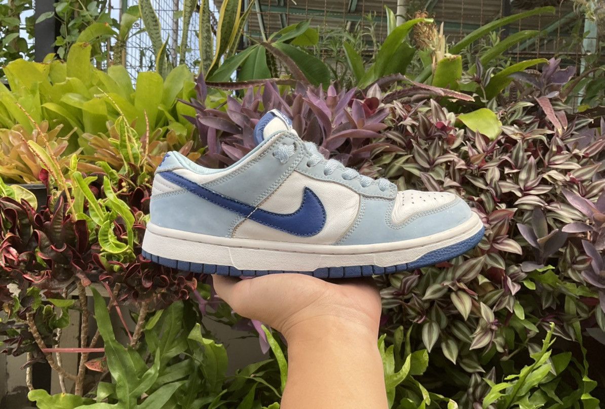 Nike × Vintage 🔥 Rare Nike Dunk Low Pro Ice Blue | Blue Ribbon-White WS Size US 7 / EU 40 - 23 Thumbnail