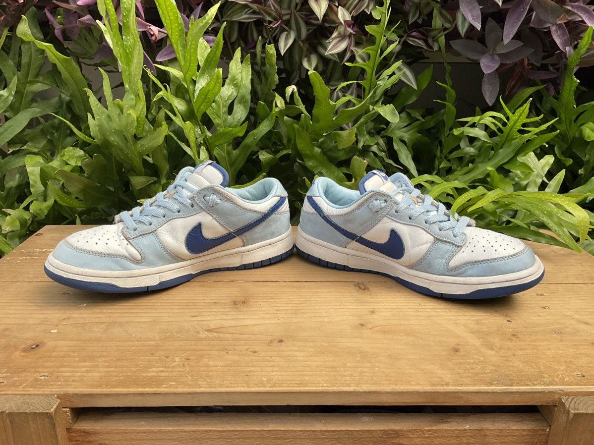 Nike × Vintage 🔥 Rare Nike Dunk Low Pro Ice Blue | Blue Ribbon-White WS Size US 7 / EU 40 - 5 Thumbnail