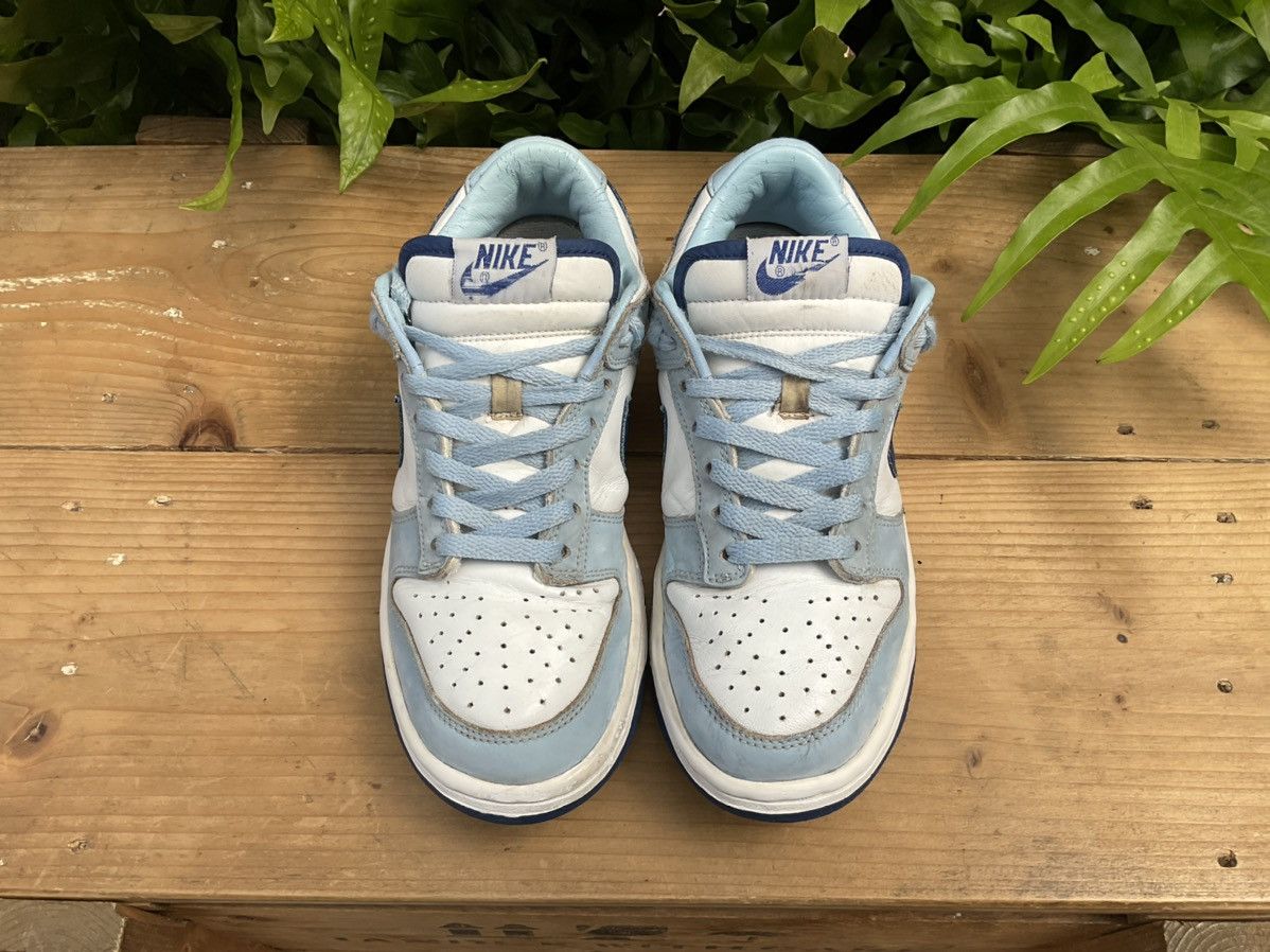 Nike × Vintage 🔥 Rare Nike Dunk Low Pro Ice Blue | Blue Ribbon-White WS Size US 7 / EU 40 - 9 Thumbnail