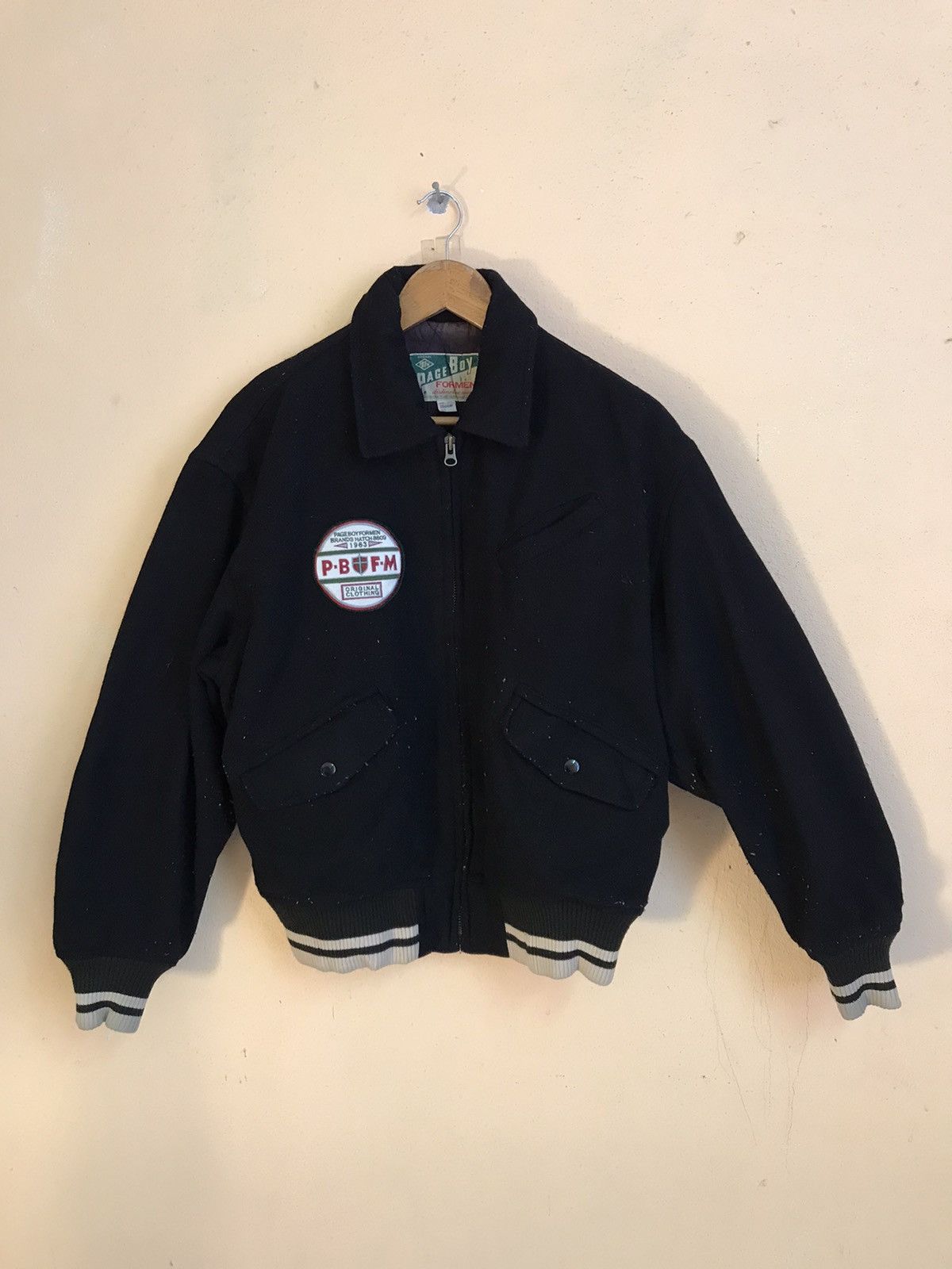 Other VINTAGE PAGE BOY FOR MEN WOOL VARSITY JACKET Size US L / EU 52-54 / 3 - 5 Thumbnail