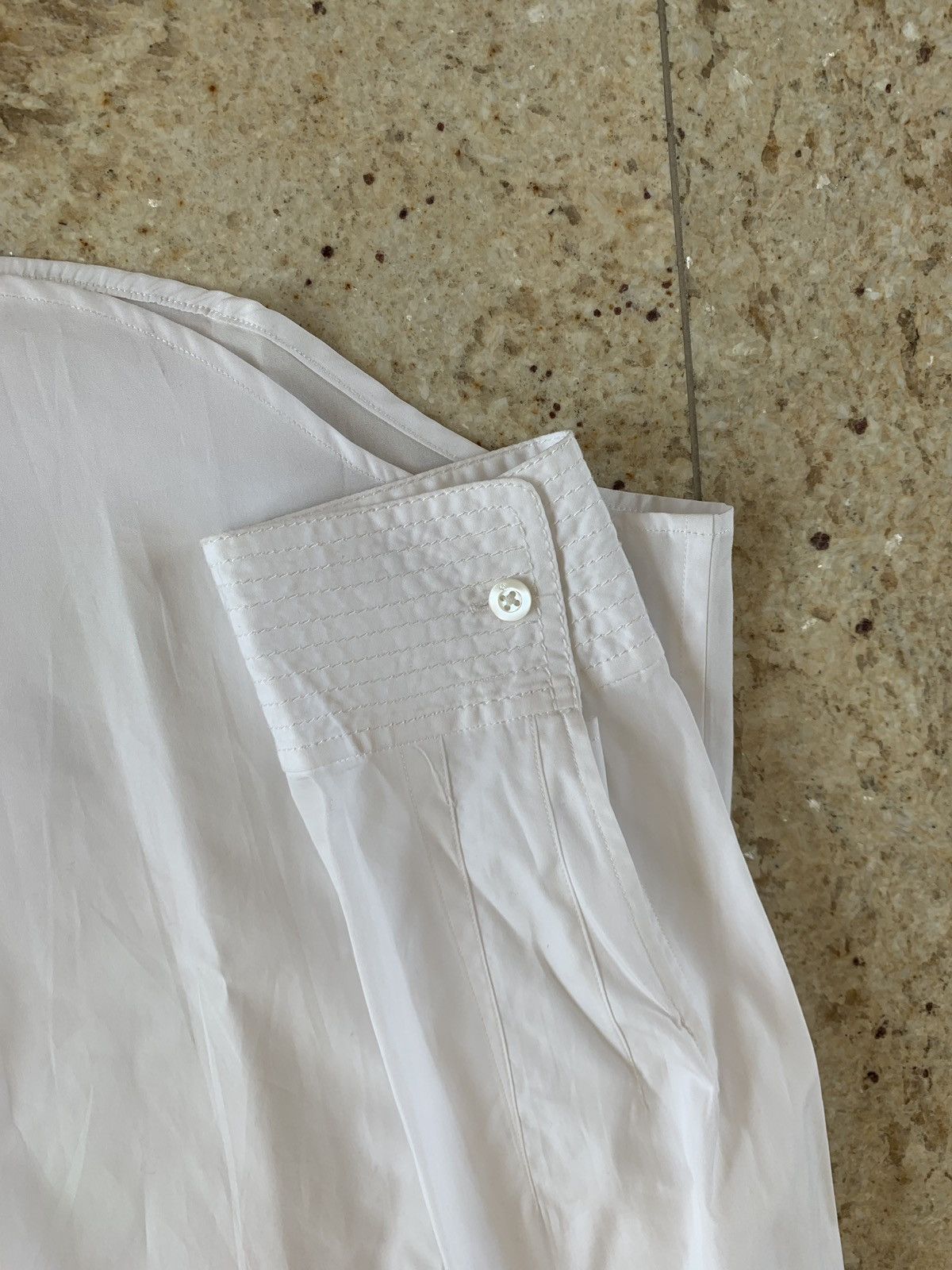 3.1 Phillip Lim Trapunto Stitch Button Up in White Size US L / EU 52-54 / 3 - 3 Thumbnail