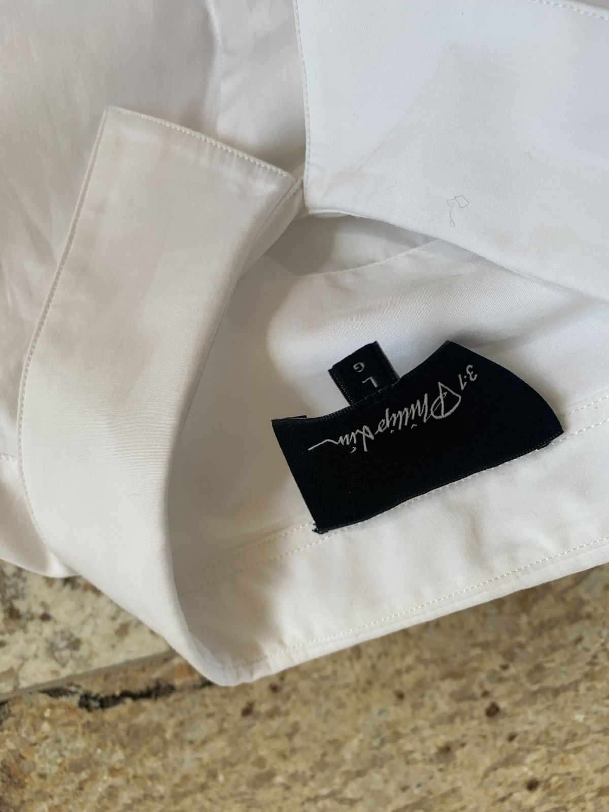 3.1 Phillip Lim Trapunto Stitch Button Up in White Size US L / EU 52-54 / 3 - 10 Thumbnail