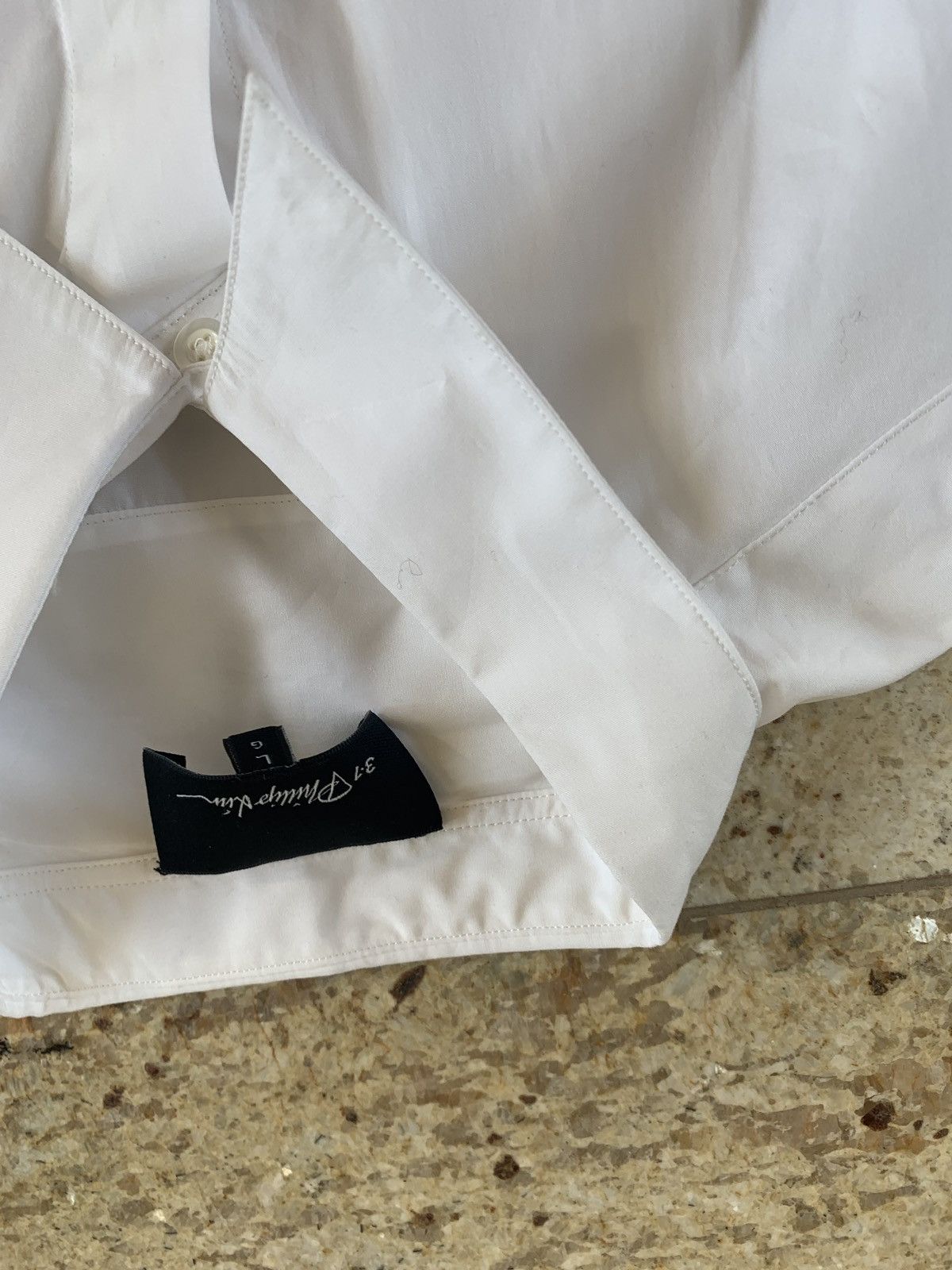 3.1 Phillip Lim Trapunto Stitch Button Up in White Size US L / EU 52-54 / 3 - 8 Thumbnail
