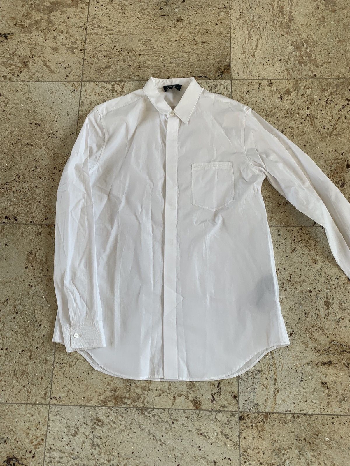 3.1 Phillip Lim Trapunto Stitch Button Up in White Size US L / EU 52-54 / 3 - 2 Thumbnail