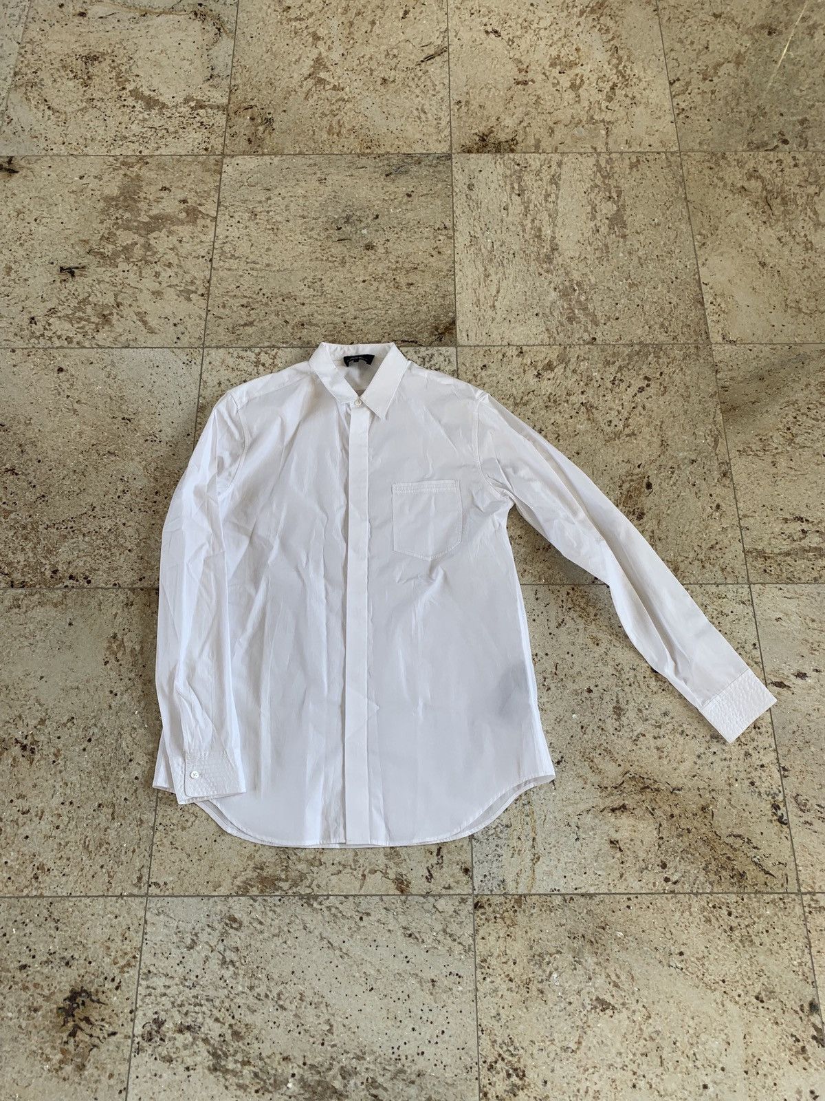 3.1 Phillip Lim Trapunto Stitch Button Up in White Size US L / EU 52-54 / 3 - 1 Thumbnail