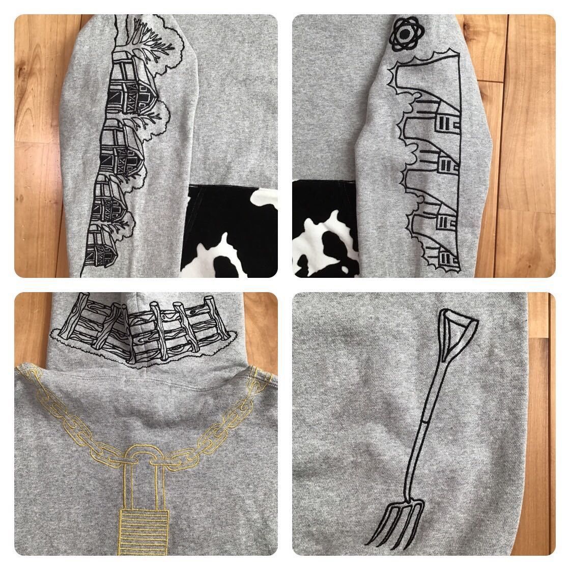 Bape BAPE Holstein full zip hoodie a bathing ape NIGO Size US S / EU 44-46 / 1 - 7 Thumbnail