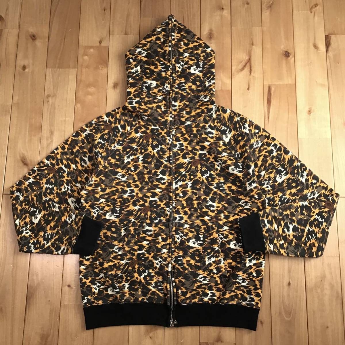 Bape BAPE Leopard camo full zip hoodie a bathing ape NIGO Size US S / EU 44-46 / 1 - 1 Thumbnail