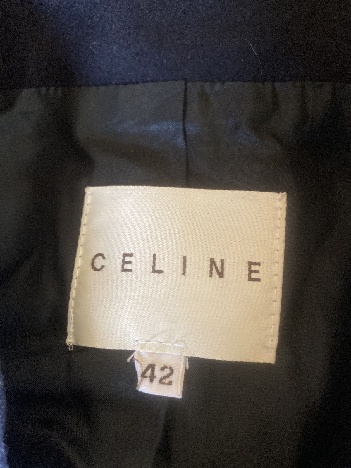 Celine Celine Modele Depose Cashmere & Wool Jacket Size M / US 6-8 / IT 42-44 - 14 Thumbnail