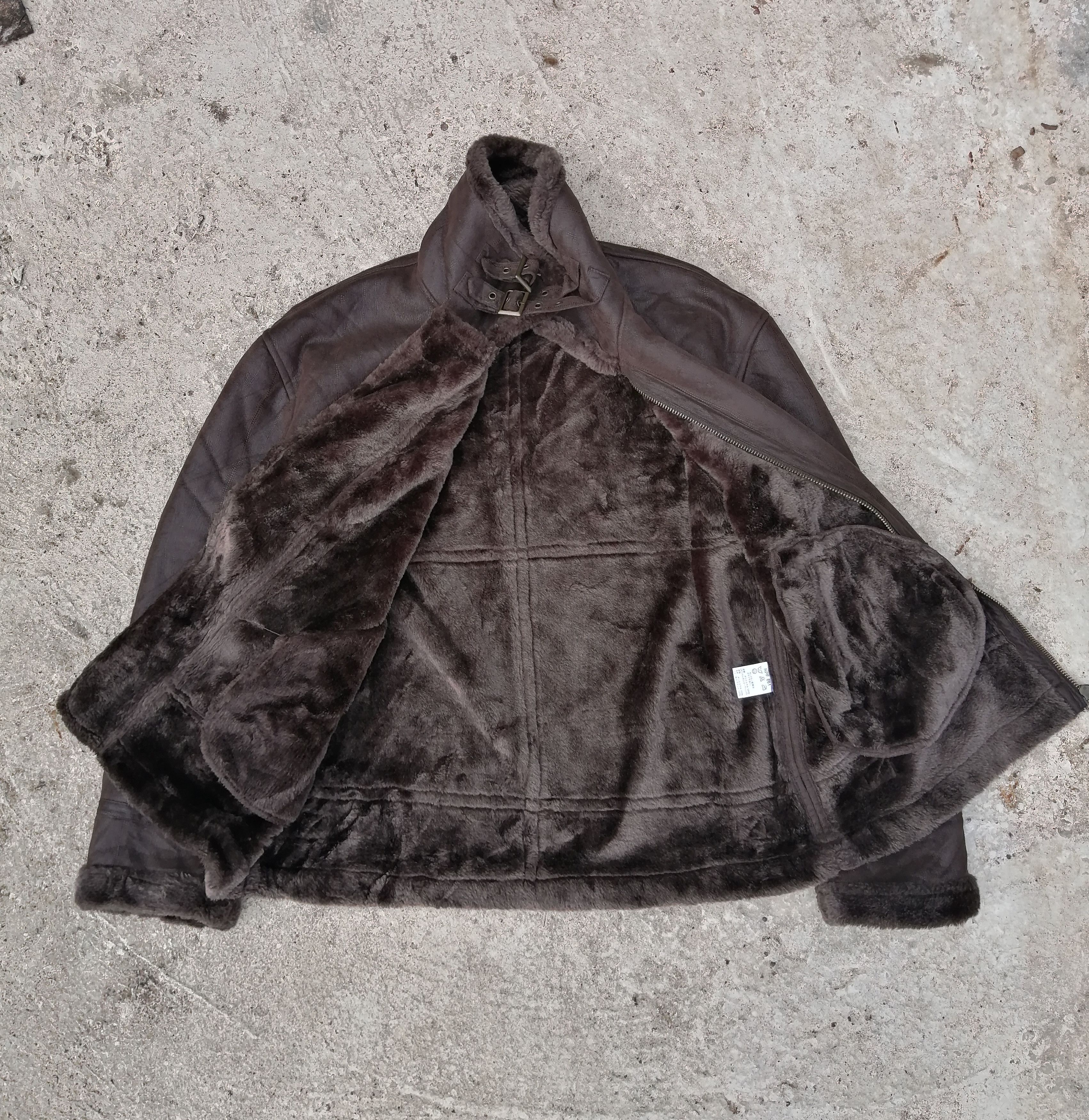 If Six Was Nine Kansai Jeans Shearling Jacket Size US L / EU 52-54 / 3 - 6 Thumbnail