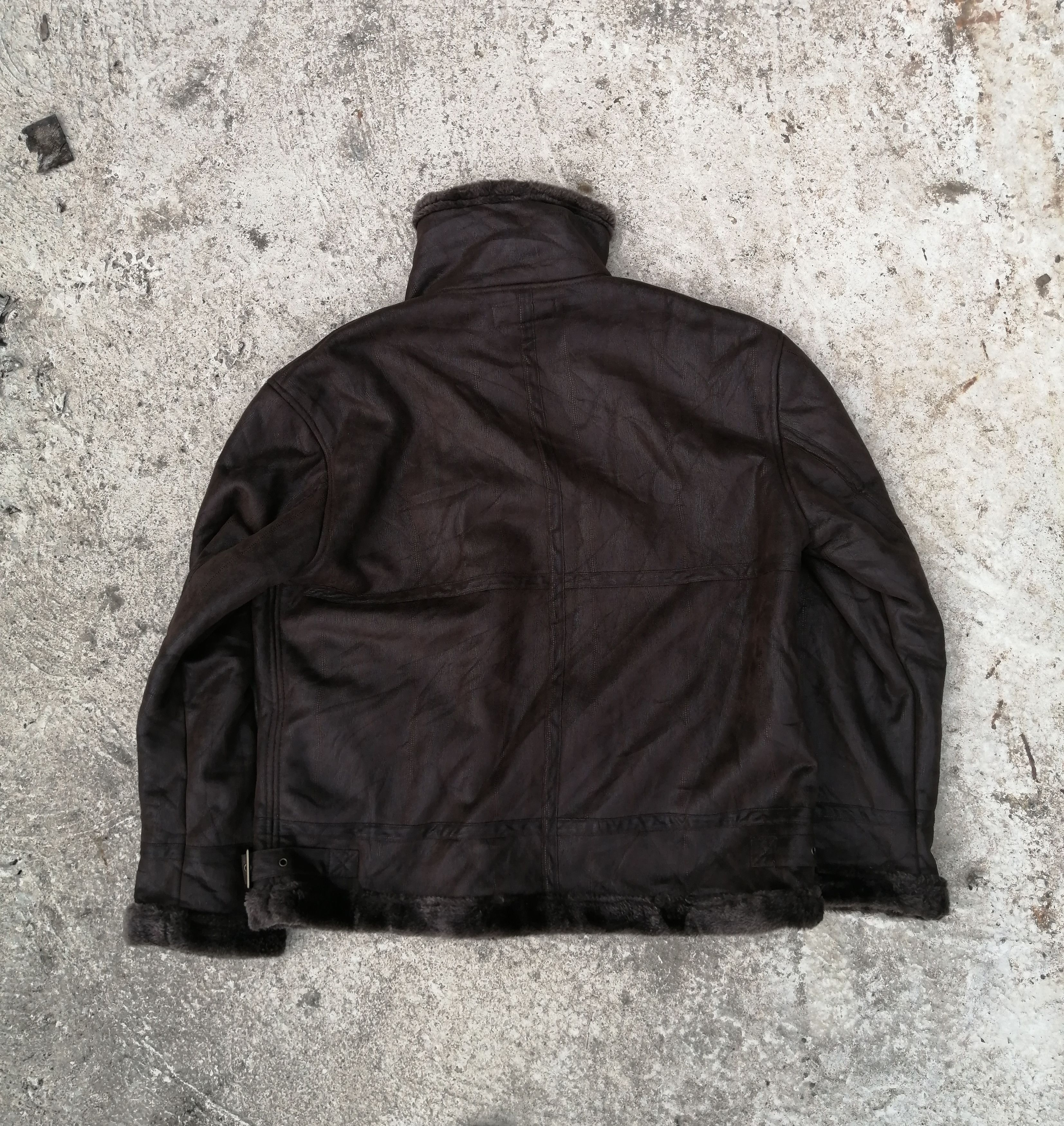 If Six Was Nine Kansai Jeans Shearling Jacket Size US L / EU 52-54 / 3 - 8 Thumbnail