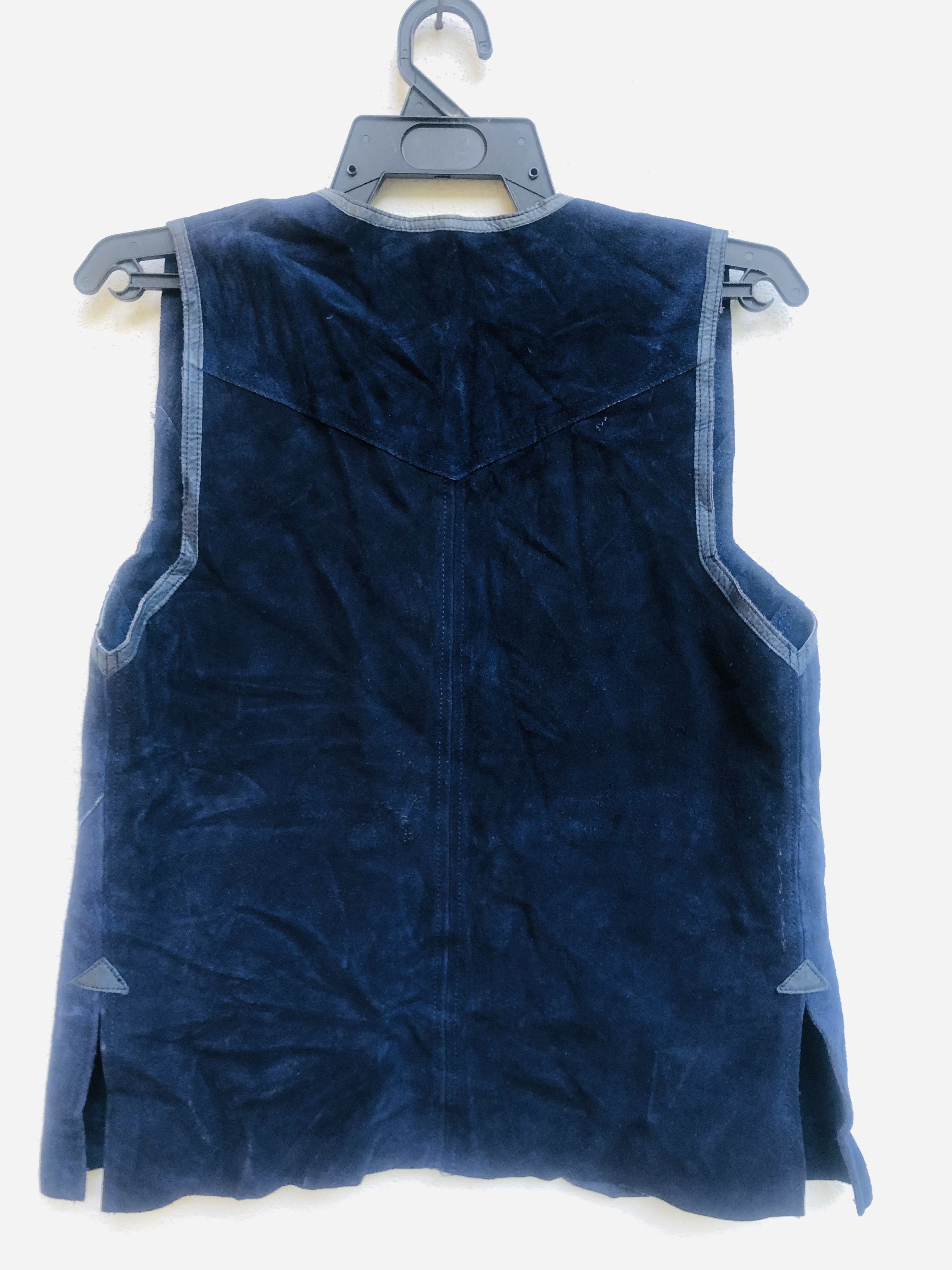 Japanese Brand × Vintage Vintage Prairie Fur Japanese Designer Fashion Leather Vest Size US M / EU 48-50 / 2 - 7 Thumbnail