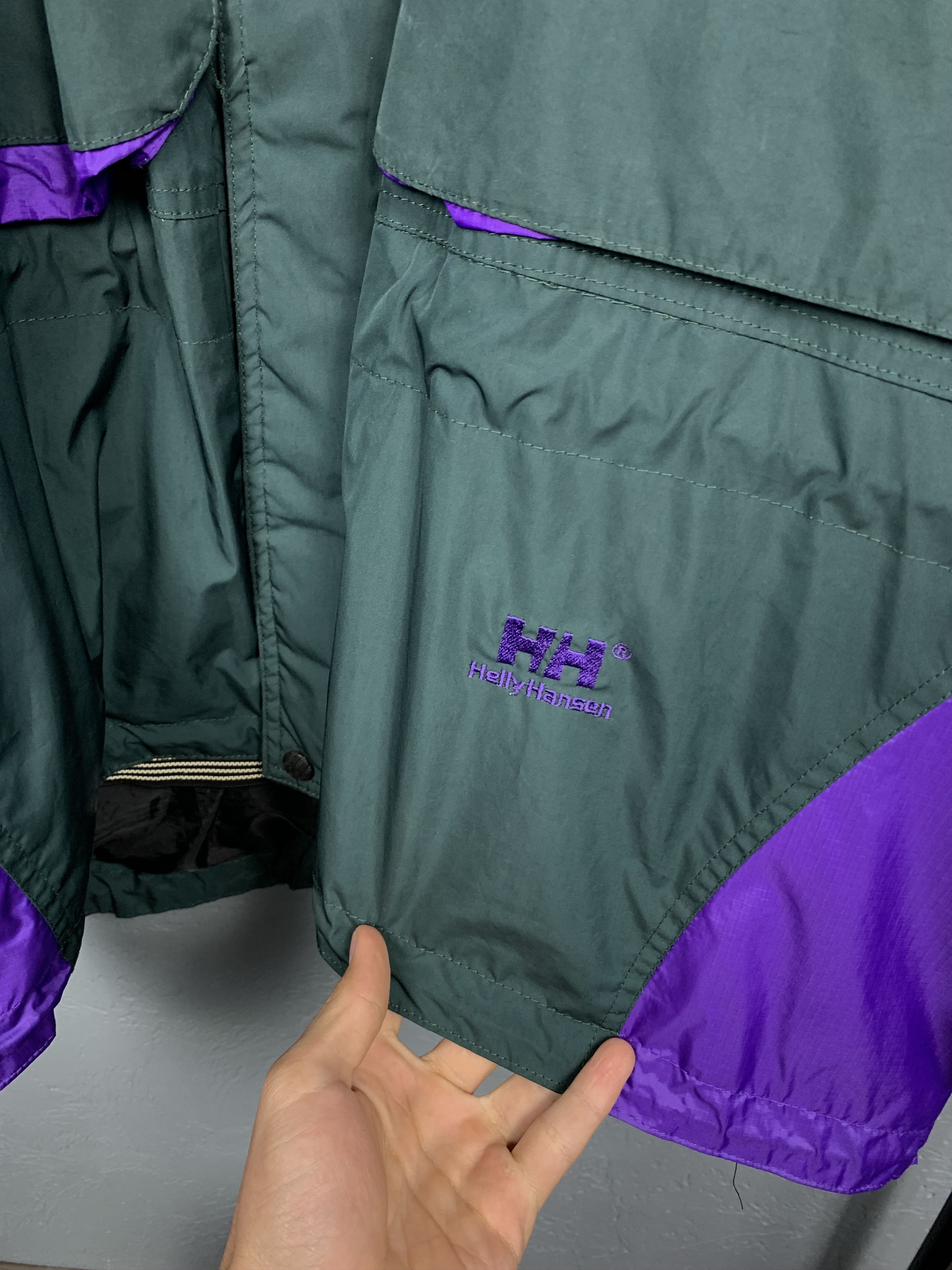 Helly Hansen × Vintage Helly Hansen Vintage Mens Windbreaker Jacket Y2K Size US XL / EU 56 / 4 - 6 Thumbnail