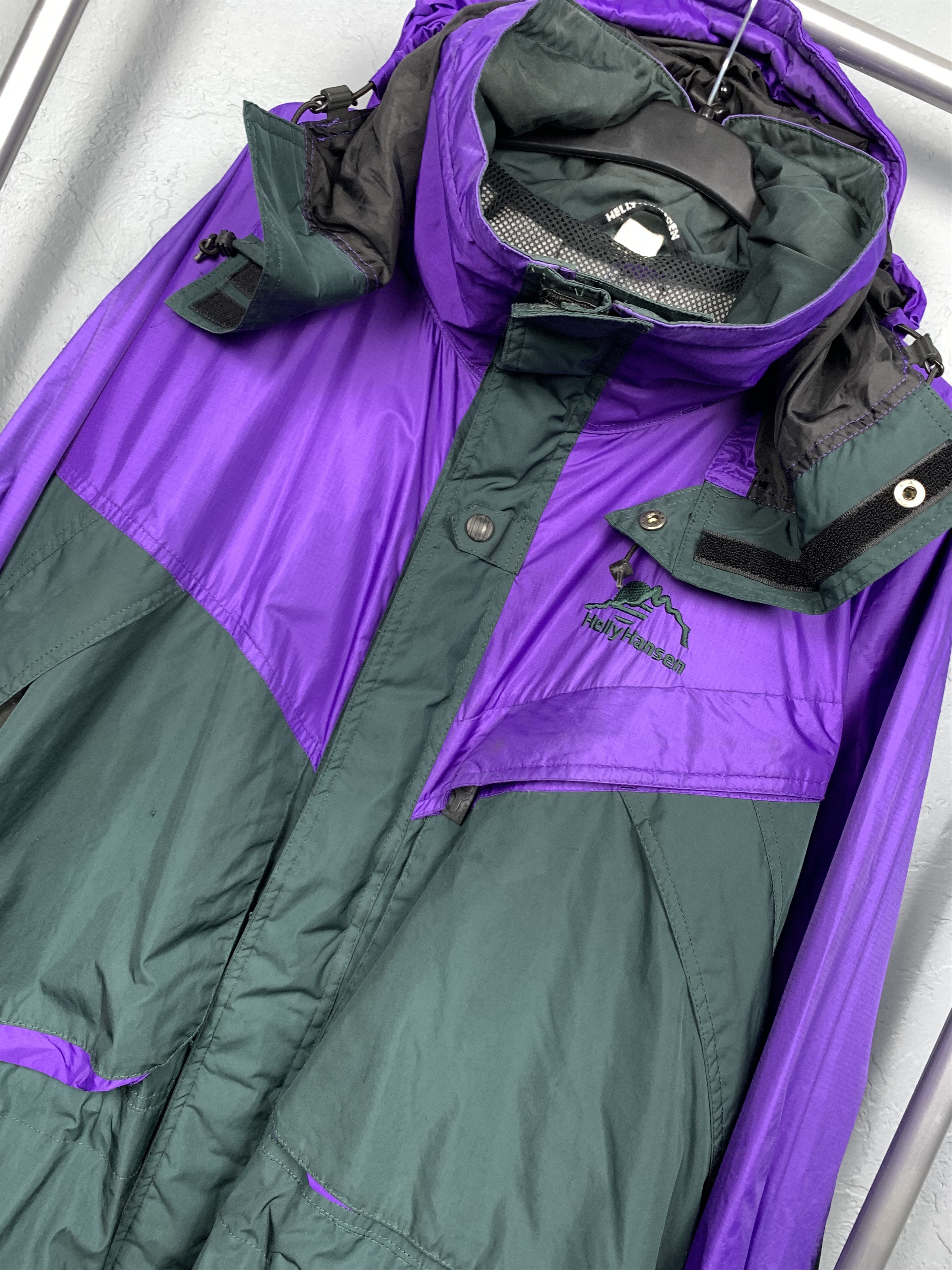 Helly Hansen × Vintage Helly Hansen Vintage Mens Windbreaker Jacket Y2K Size US XL / EU 56 / 4 - 2 Thumbnail