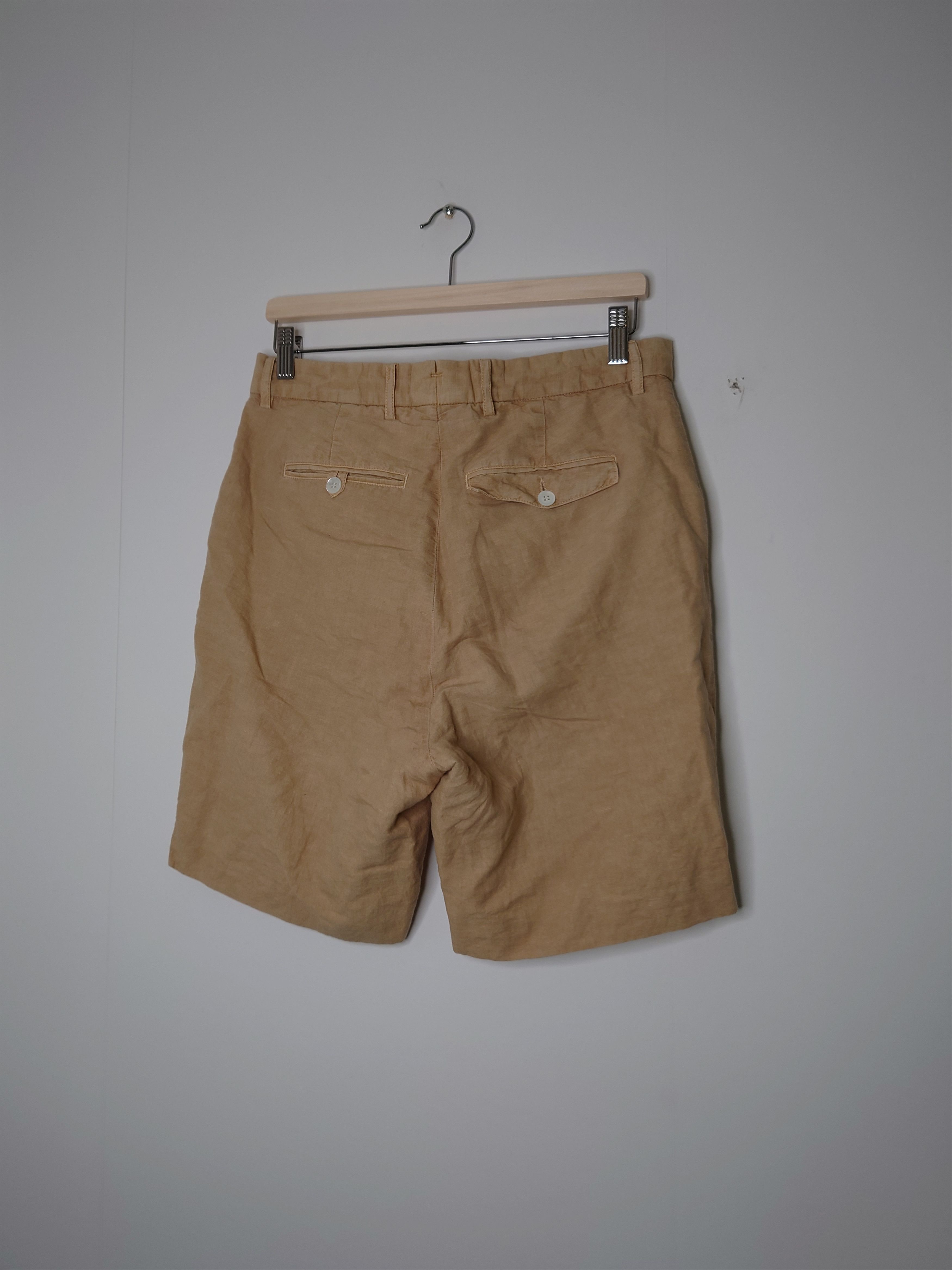 Our Legacy Chino 22 Shorts Khaki Cotton/Linen Size US 30 / EU 46 - 2 Thumbnail