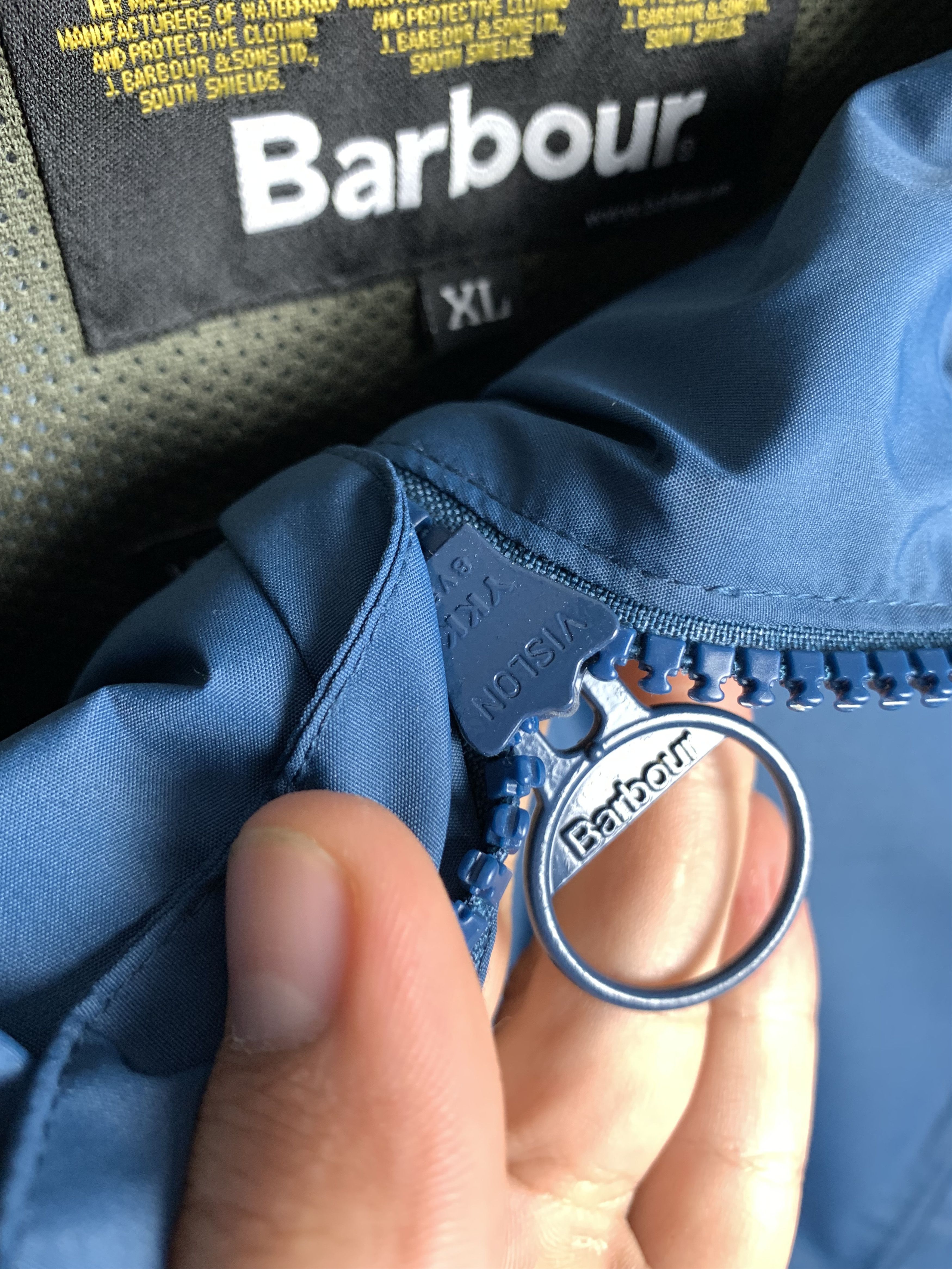 Barbour × Vintage Barbour Camber Vintage Waterproof Mens Light Jacket Size US XL / EU 56 / 4 - 7 Thumbnail