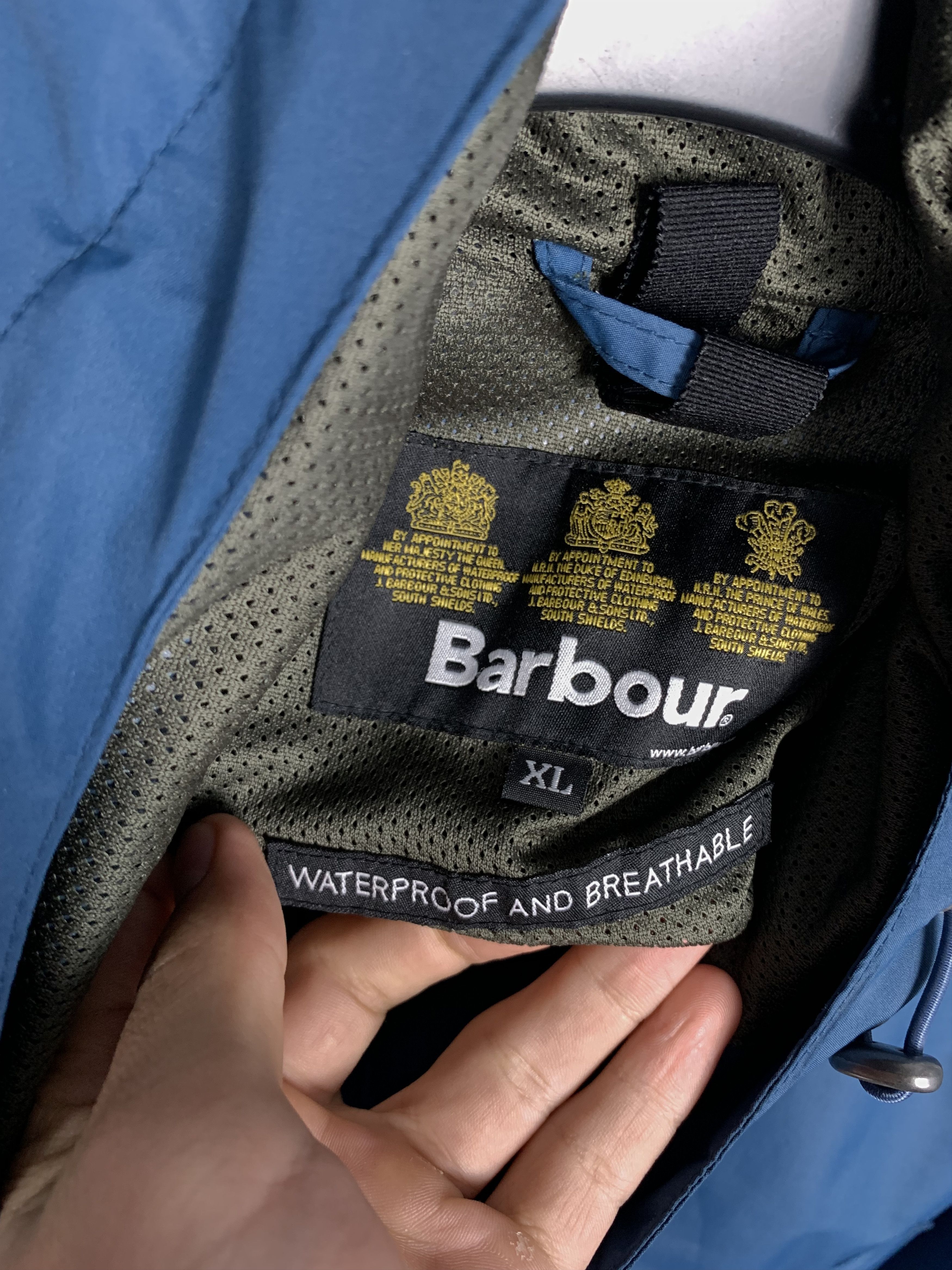 Barbour × Vintage Barbour Camber Vintage Waterproof Mens Light Jacket Size US XL / EU 56 / 4 - 4 Thumbnail
