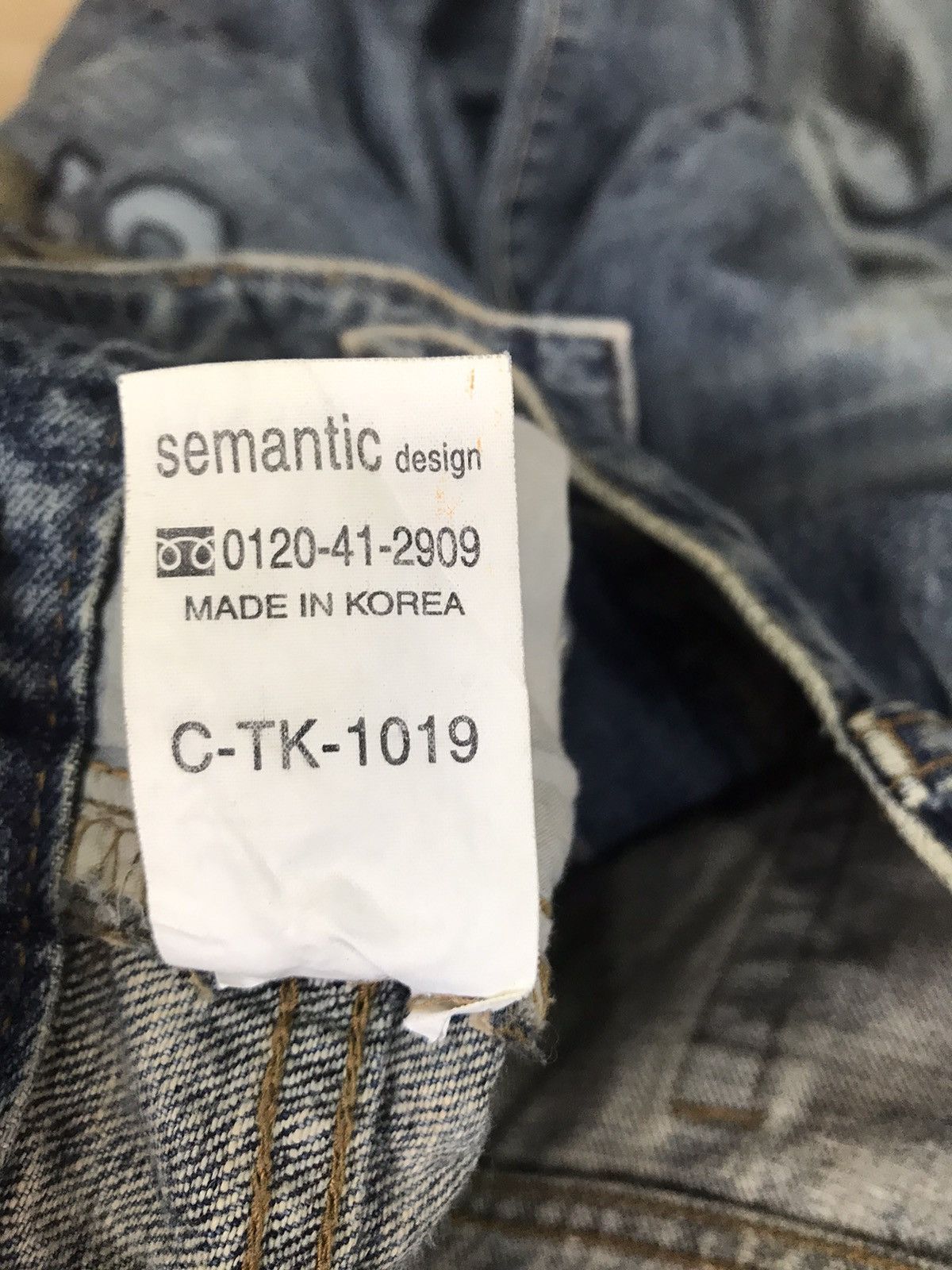 In The Attic Semantic Design Rare Jeans Size US 32 / EU 48 - 10 Thumbnail
