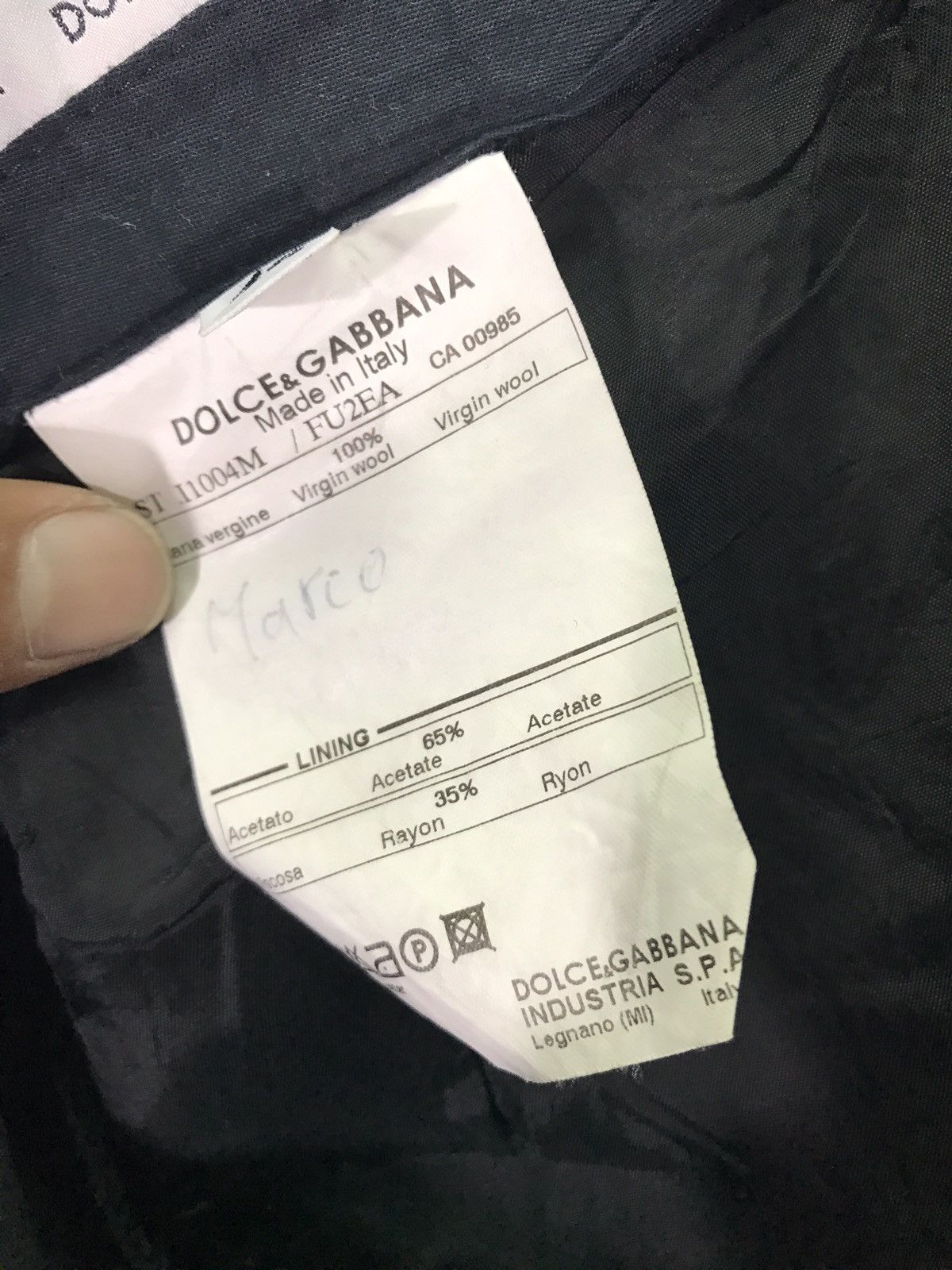 Dolce & Gabbana Dolce & Gabbana Wool Pants Made In Italy Size US 32 / EU 48 - 7 Thumbnail