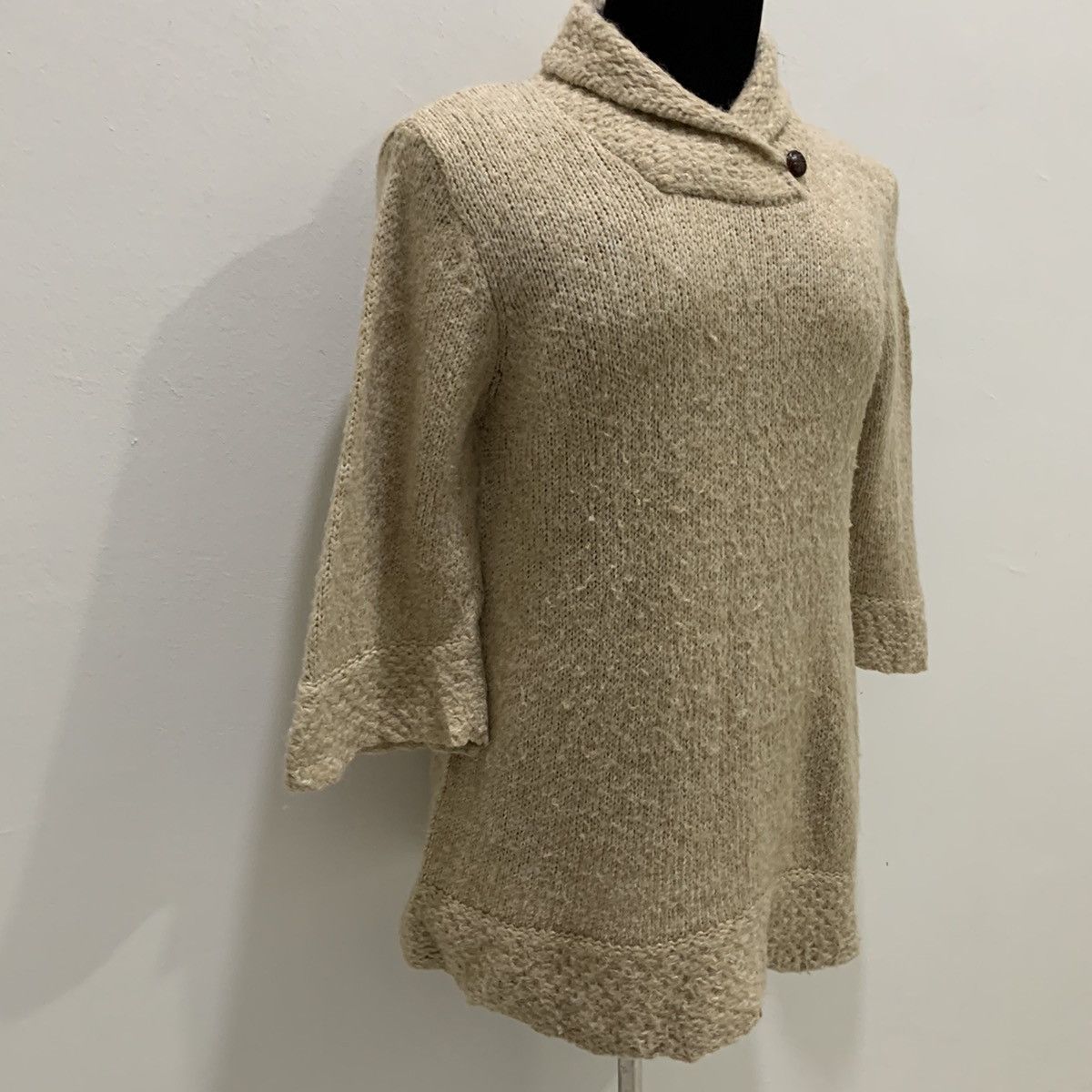 RARE Weatherwear Twist Cable Quater Sleeve Knitwear Sweater