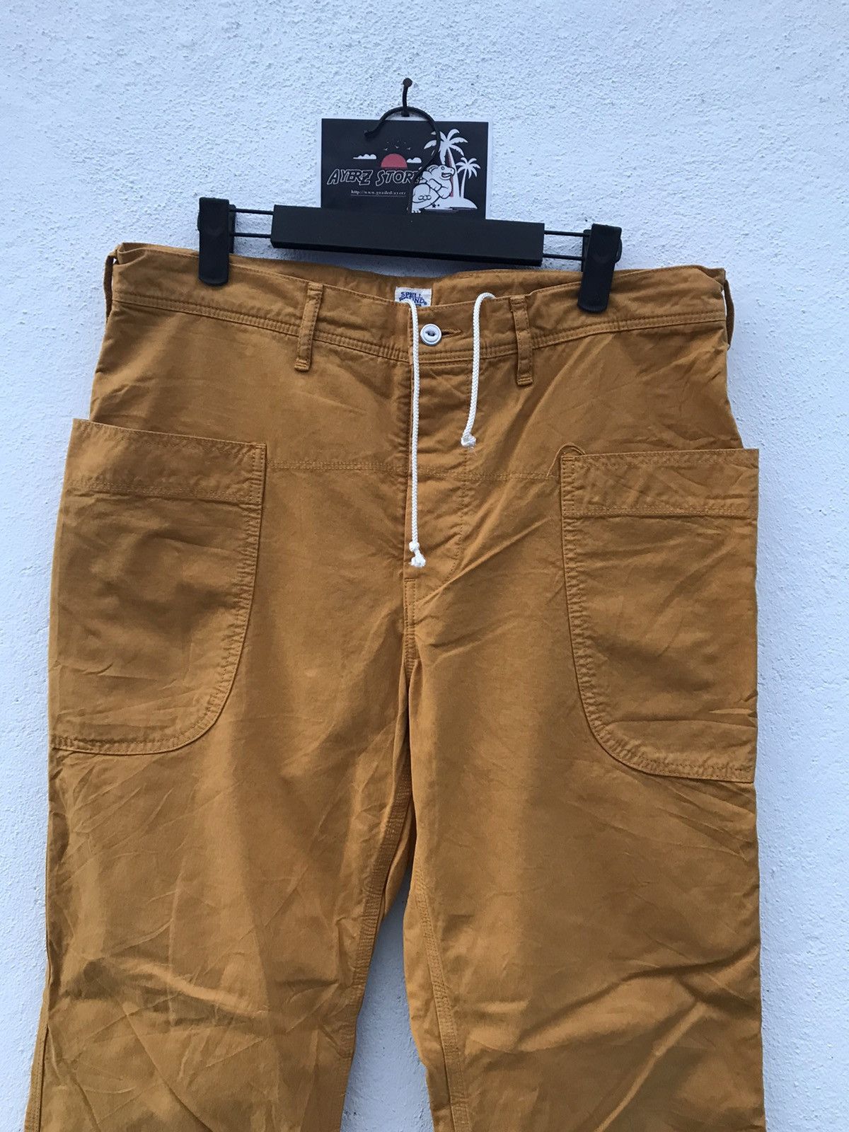 Japanese Brand × Spellbound Made In Japan Spellbound Drawstring Side Pocket Pant Size US 34 / EU 50 - 3 Thumbnail