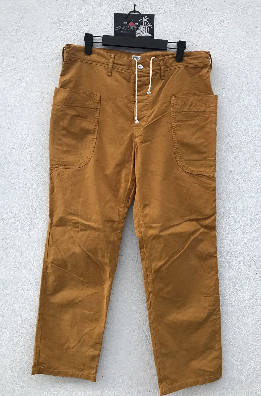 Japanese Brand × Spellbound Made In Japan Spellbound Drawstring Side Pocket Pant Size US 34 / EU 50 - 2 Thumbnail