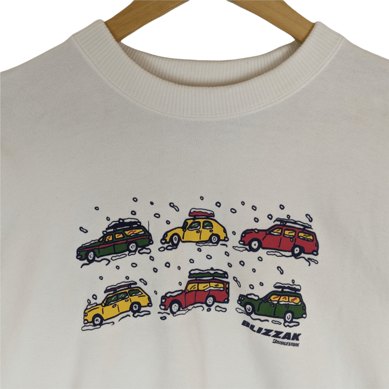 Japanese Brand BRIDGESTONE Blizzak Car Racing Jumper Sweatshirt Size US L / EU 52-54 / 3 - 4 Thumbnail
