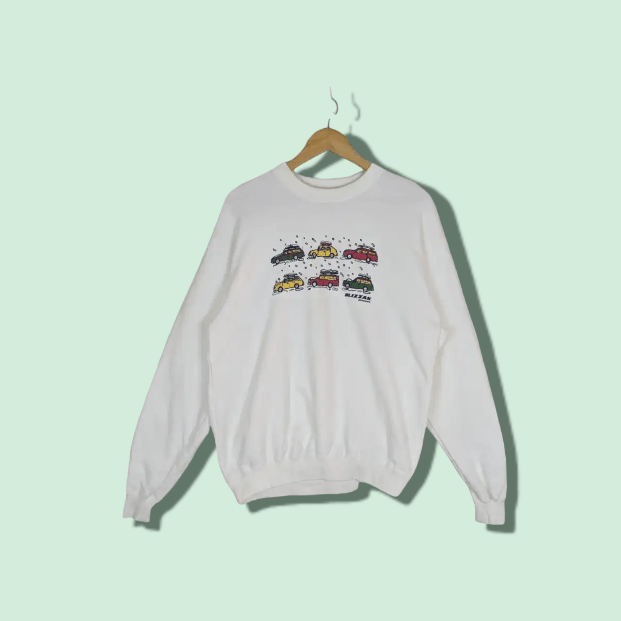 Japanese Brand BRIDGESTONE Blizzak Car Racing Jumper Sweatshirt Size US L / EU 52-54 / 3 - 1 Thumbnail