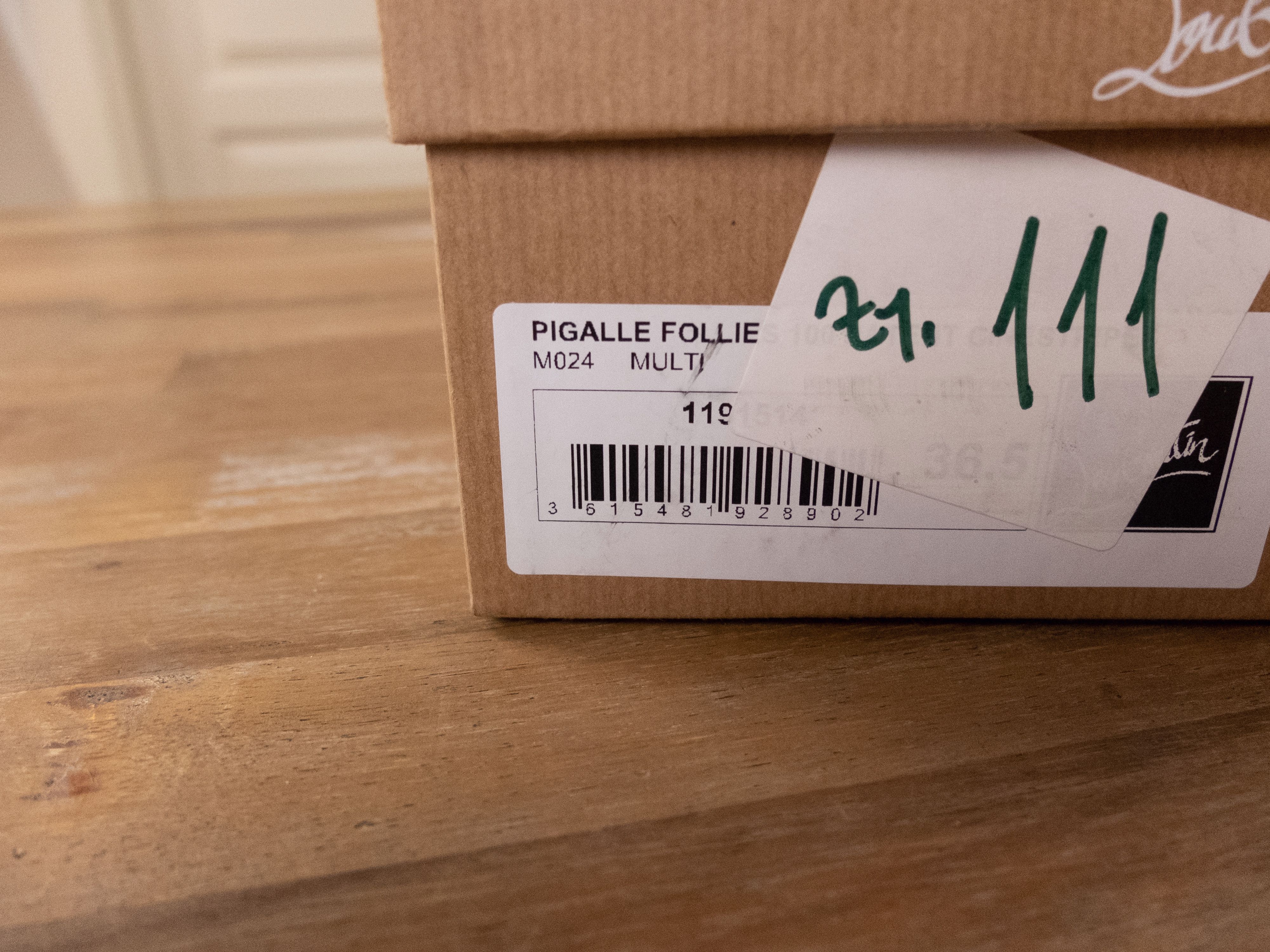 Christian Louboutin CHRISTIAN LOUBOUTIN Pigalle Cinestripe patent leather pumps Size US 6.5 / IT 36.5 - 11 Thumbnail