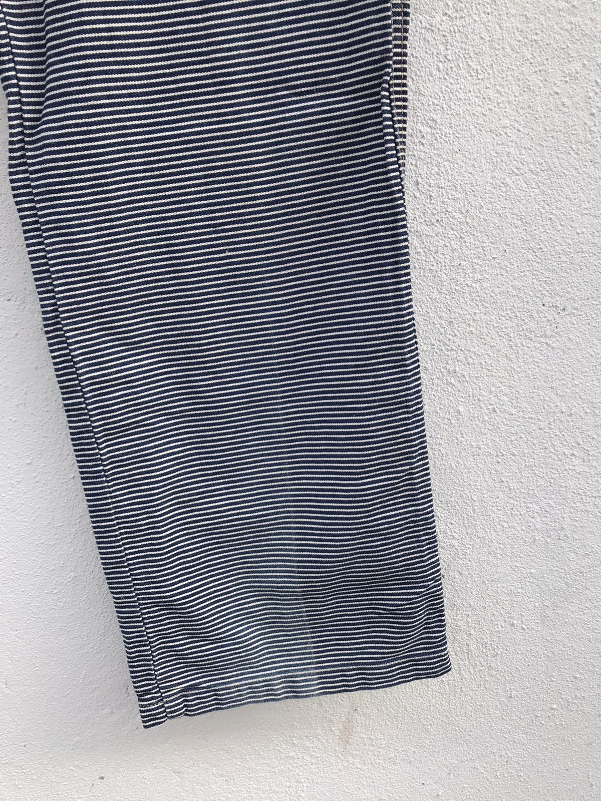 Japanese Brand GU Drawstring Hickory Stripe Pant Size US 34 / EU 50 - 4 Thumbnail