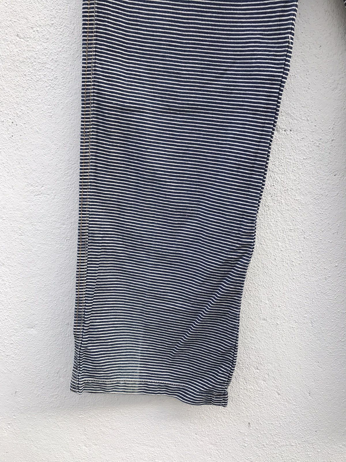 Japanese Brand GU Drawstring Hickory Stripe Pant Size US 34 / EU 50 - 3 Thumbnail