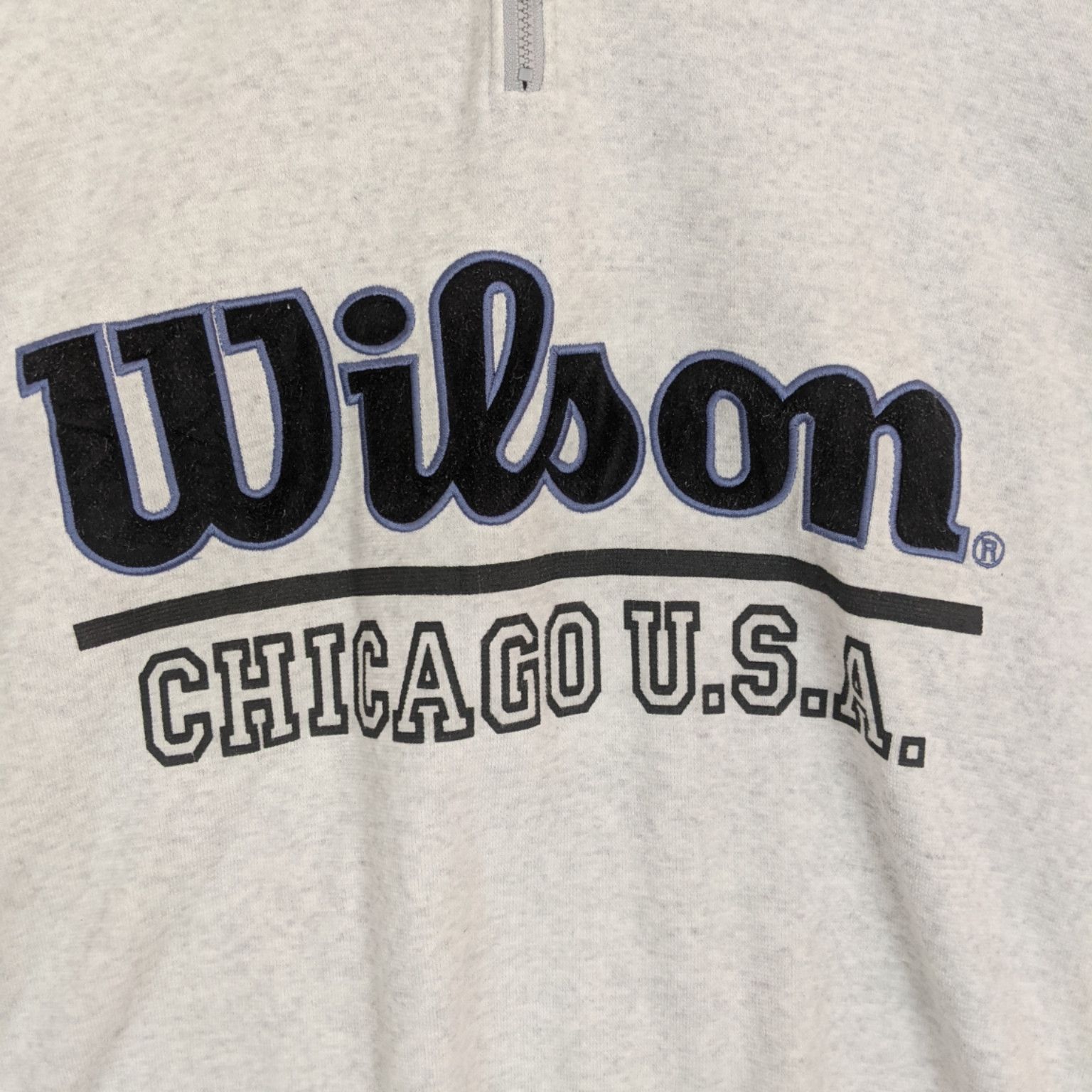 Wilson WILSON Big Spell Out Rap Hip Hop Jumper Sweatshirt Size US L / EU 52-54 / 3 - 5 Thumbnail